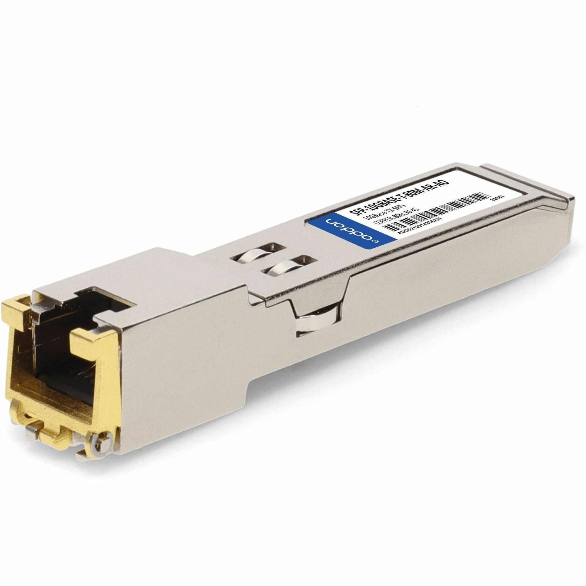 AddOn Arista Networks&reg; Compatible TAA 10GBase-TX SFP+ Transceiver (Copper, 80m, RJ-45)