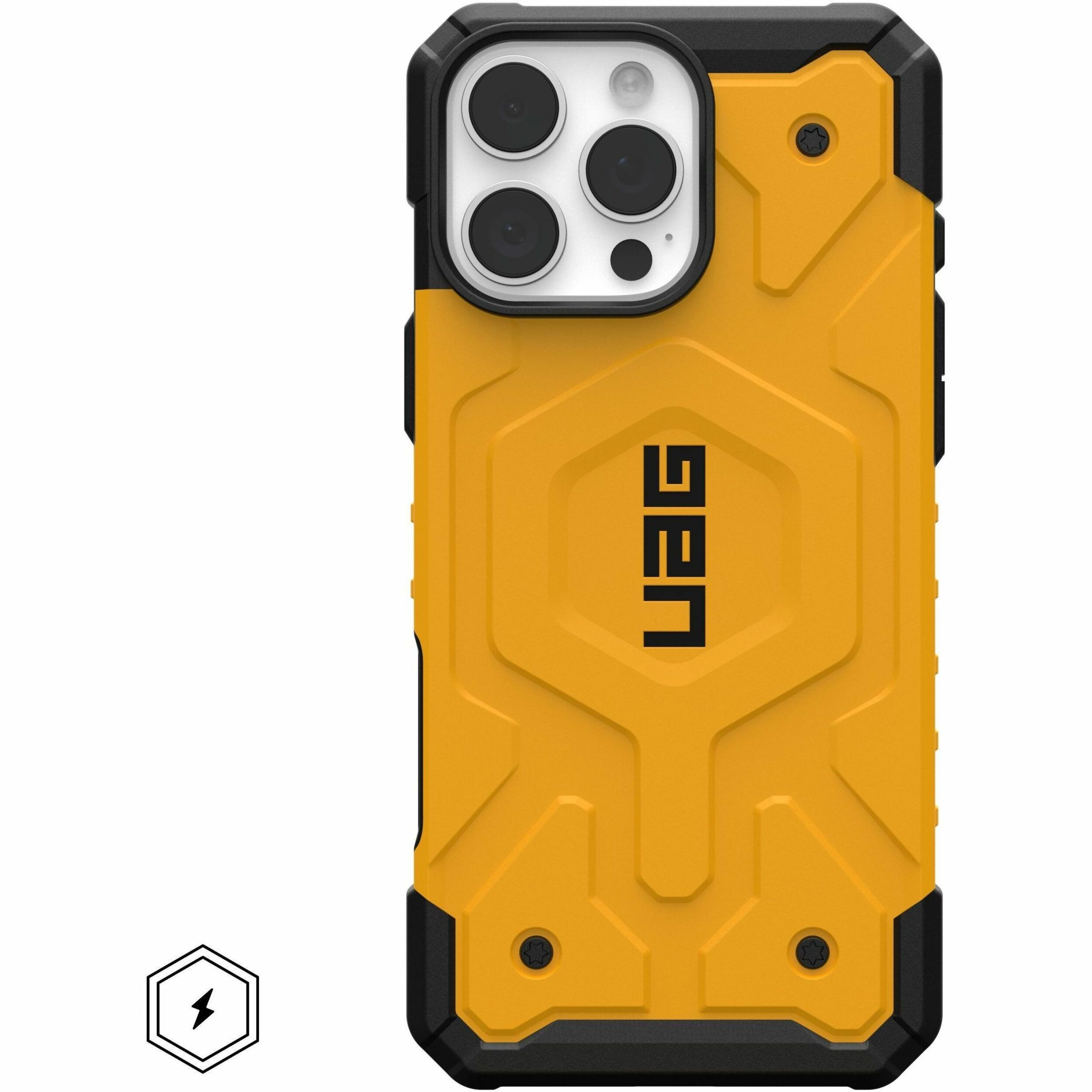 Urban Armor Gear Limited Edition Pathfinder iPhone 16 Pro Max Case - Heritage Yellow
