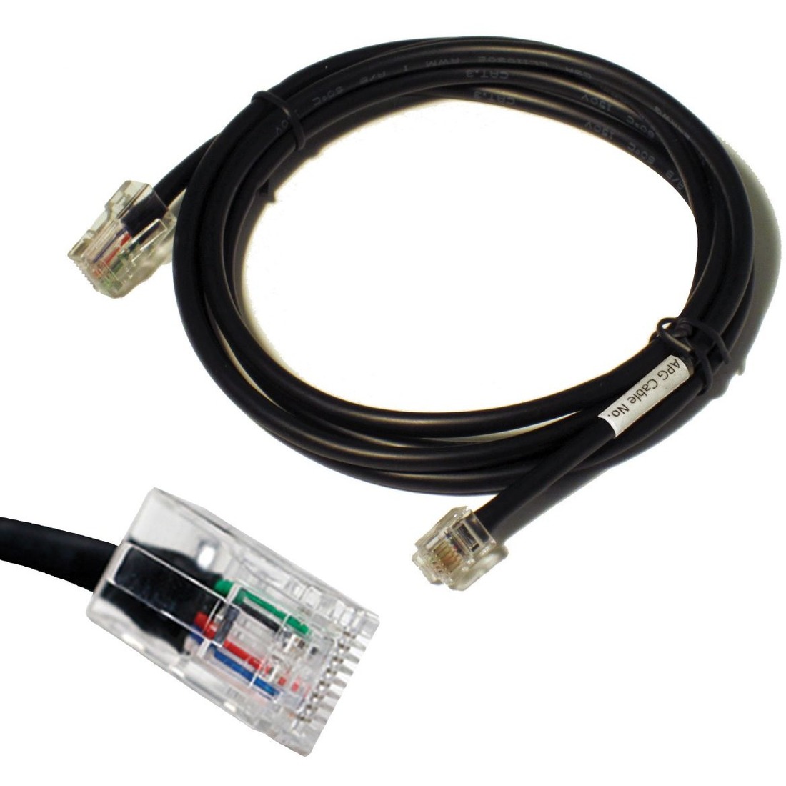 apg® Printer Interface Cable | CD-101B Cable for Cash Drawer to Printer| 1 x RJ-12 Male - 1 x RJ-45 Male | Connects to EPSON and Star Printers