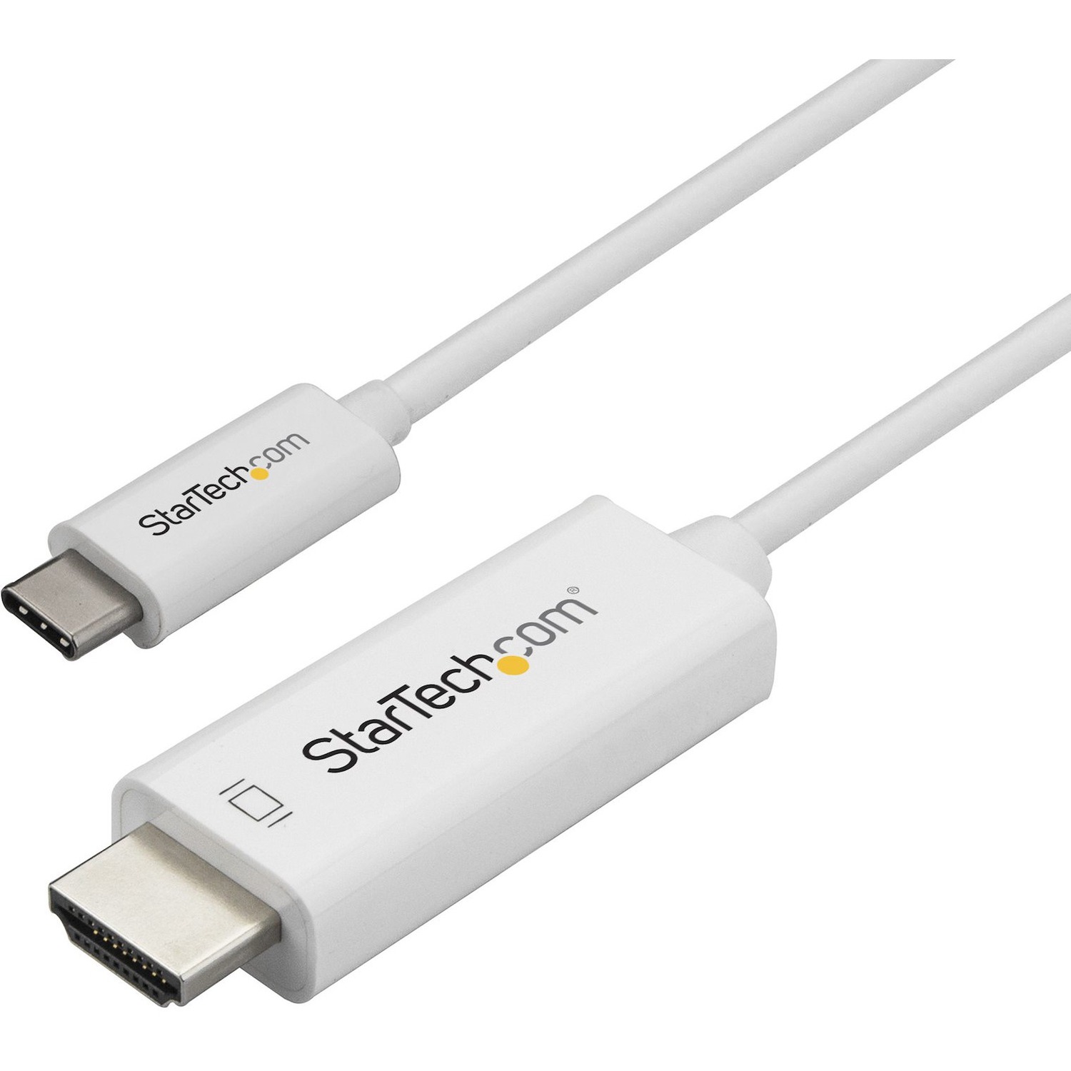 StarTech 3ft (1m) USB C to HDMI Cable - 4K 60Hz USB Type C DP Alt Mode to HDMI 2.0 Video Display Adapter Cable - Works w/Thunderbolt 3