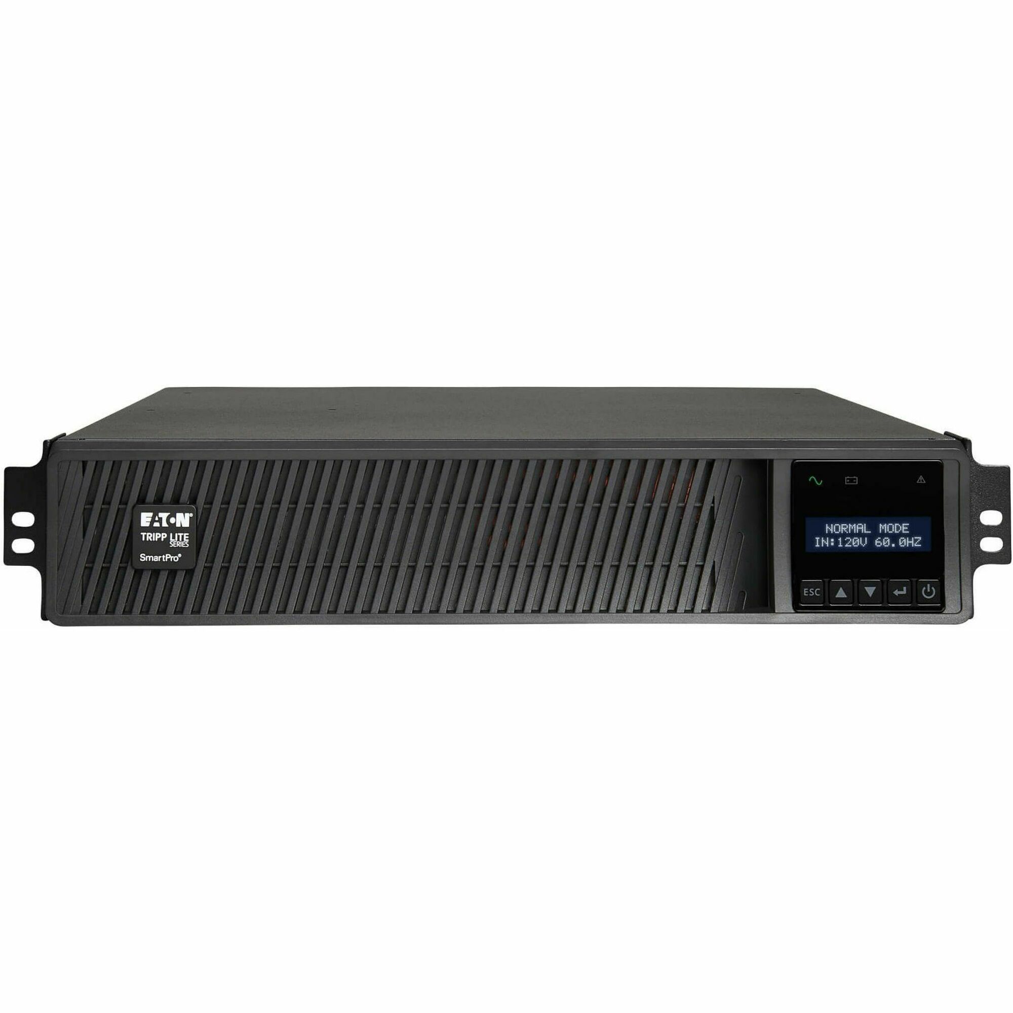 Tripp Lite by Eaton series SmartPro 3000VA 3000W 120V Line-Interactive Sine Wave UPS - 7 Outlets, Extended Run, Network Card Option, LCD, USB, DB9, 2U Rack/Tower