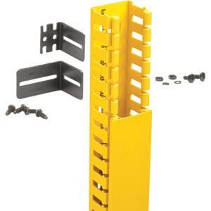 Panduit FiberRunner FRHD2KTYL 2x2 Hinged Duct Vertical Cable Manager Kit