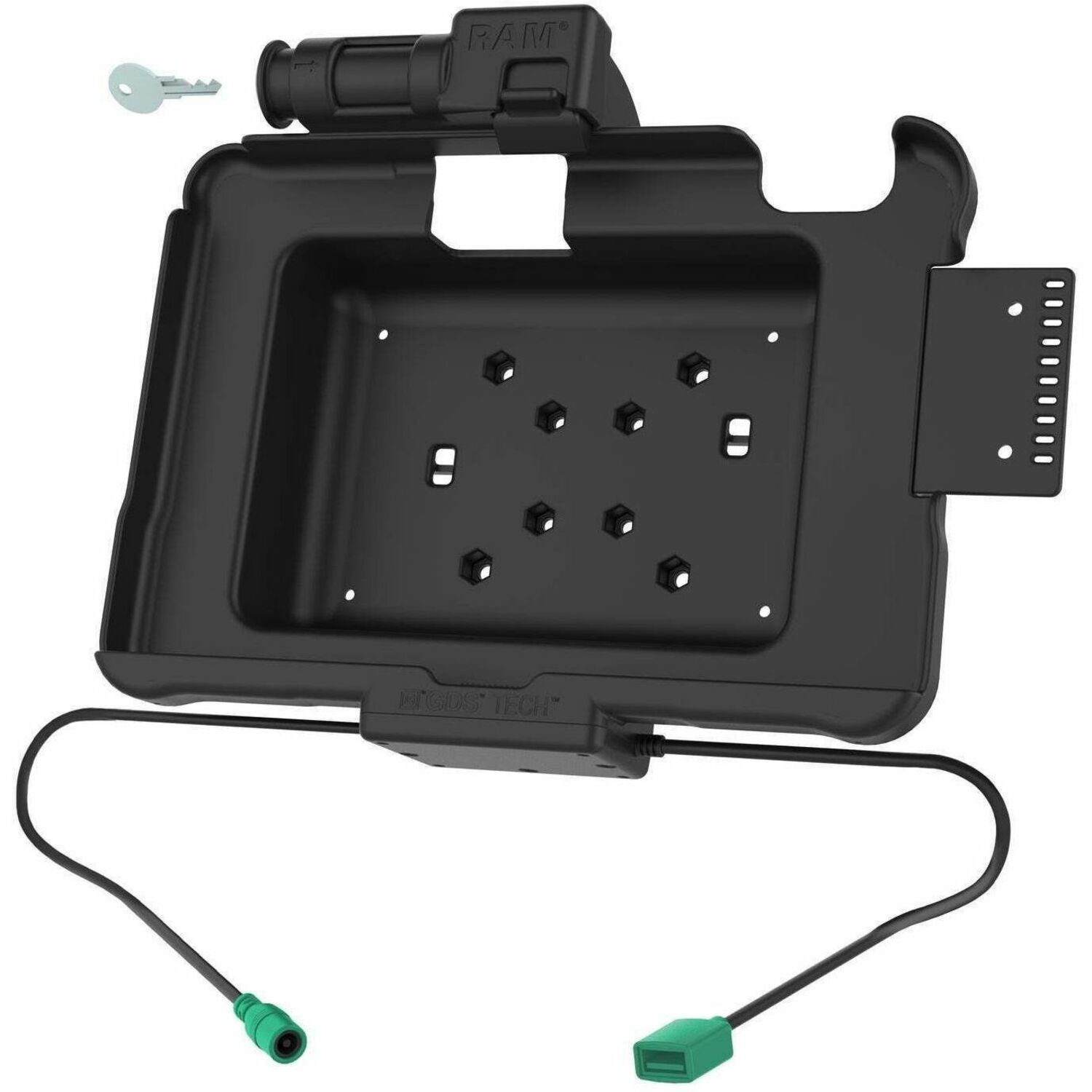 RAM Mounts GDS Key Locking Power + Data Dock for Zebra ET5x 10.1" Series