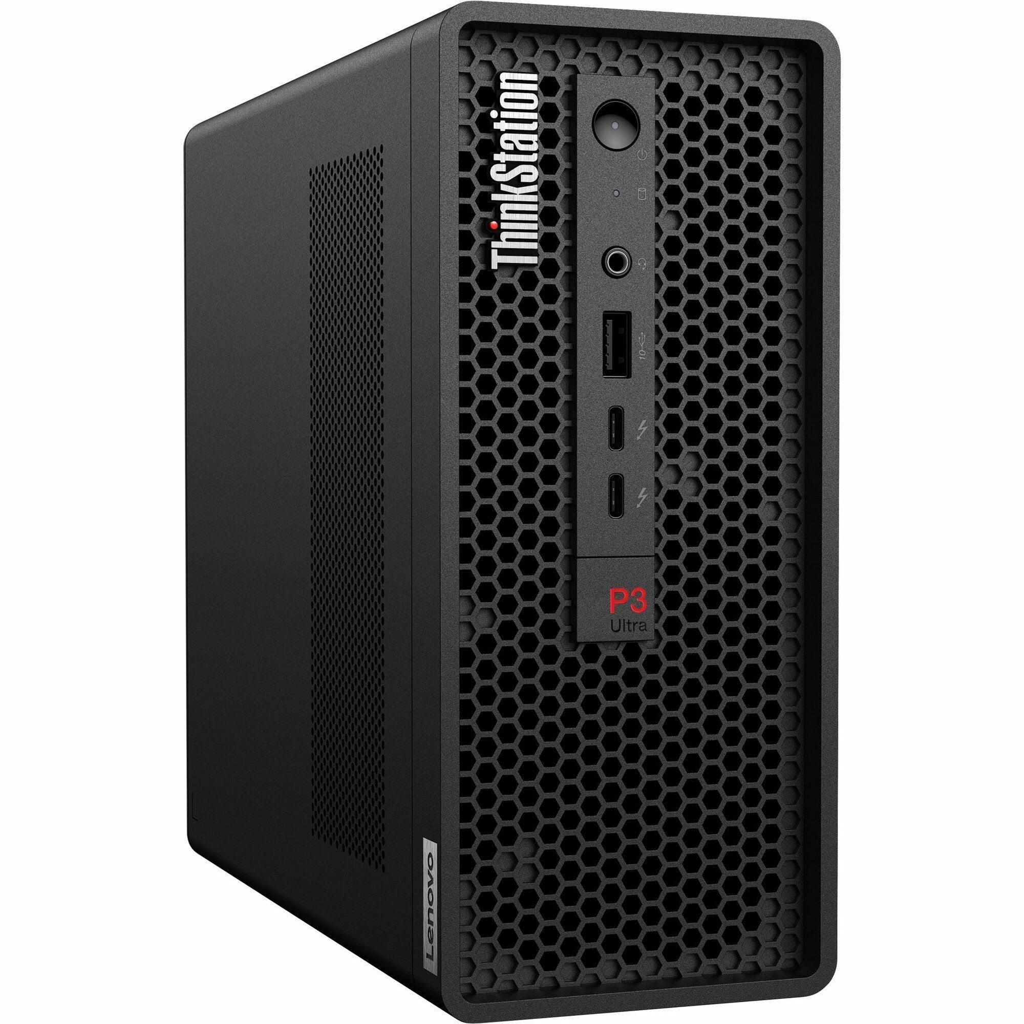 Lenovo ThinkStation P3 Ultra 30HA0032US Workstation - 1 Core i9 13th Gen i9-13900 - vPro Technology - 32 GB - 1 TB SSD - Ultra Small