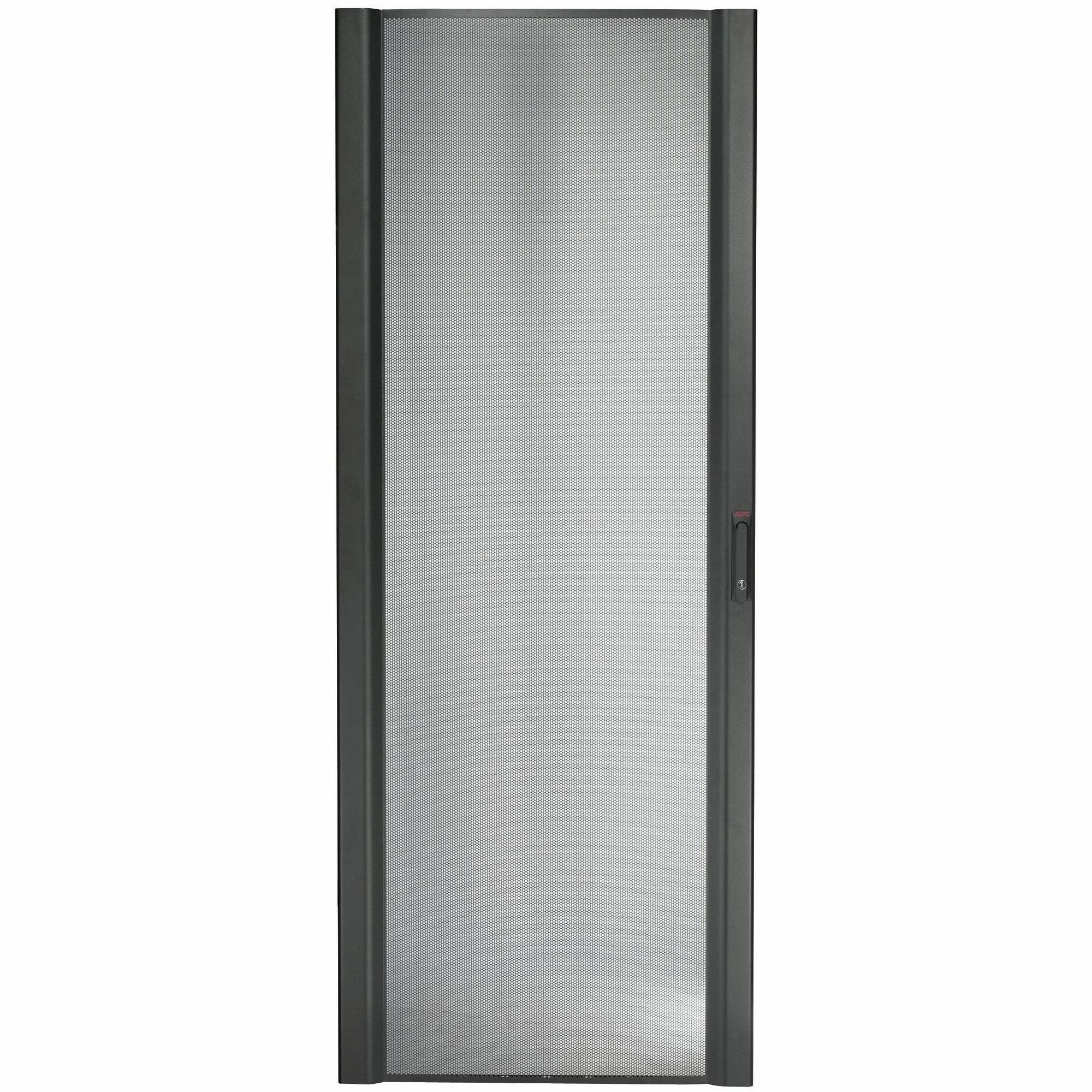 NetShelter SX 45U 600mm Wide Perforated Curved Door Black