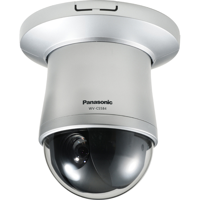 Panasonic Super Dynamic 6 WV-CS584 Surveillance Camera - Color, Monochrome - Dome