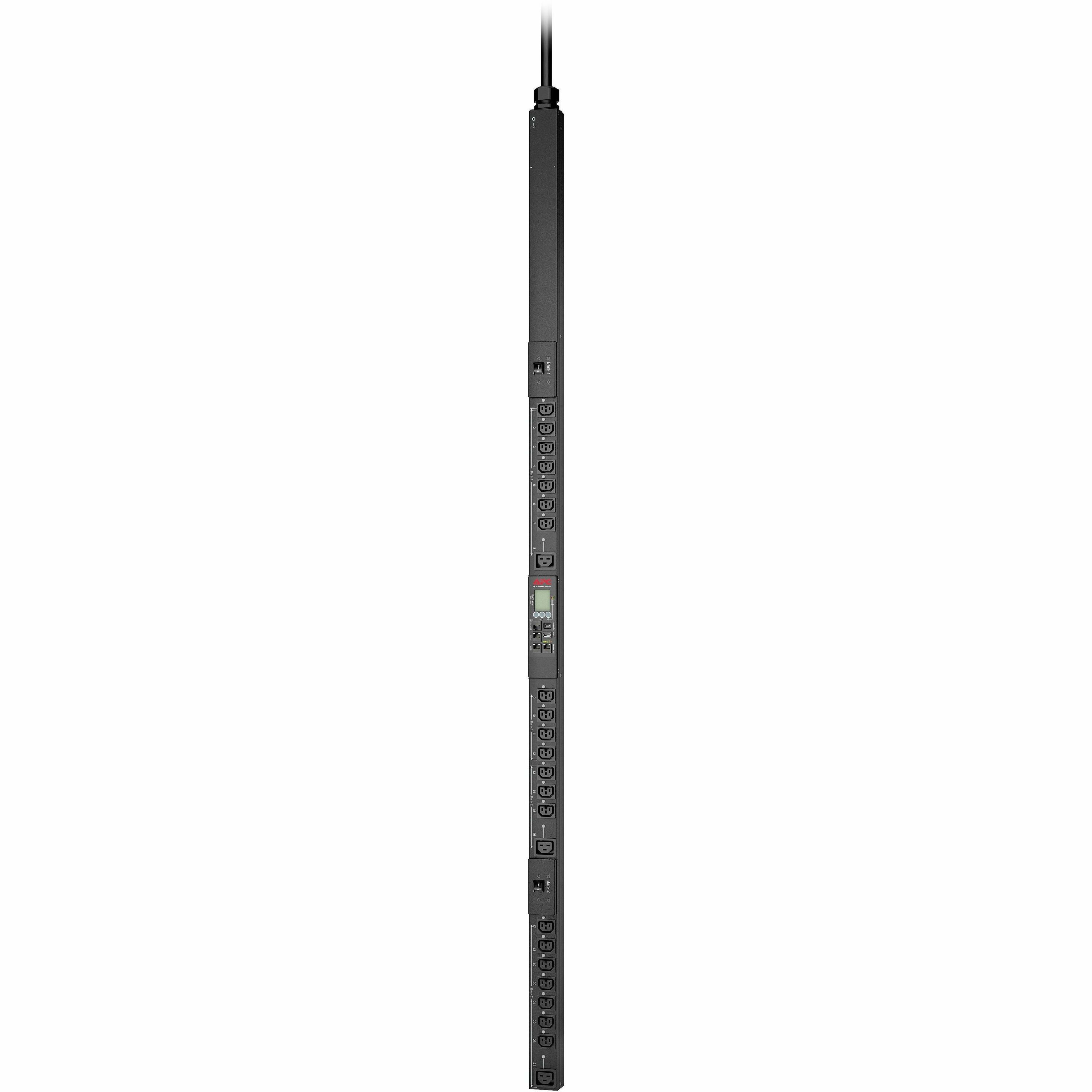 APC NetShelter Switched Rack PDU, 0U, 5.0kW, 200V and 208V, 30A, 21 C13/C15 and 3 C19/C21 outlets