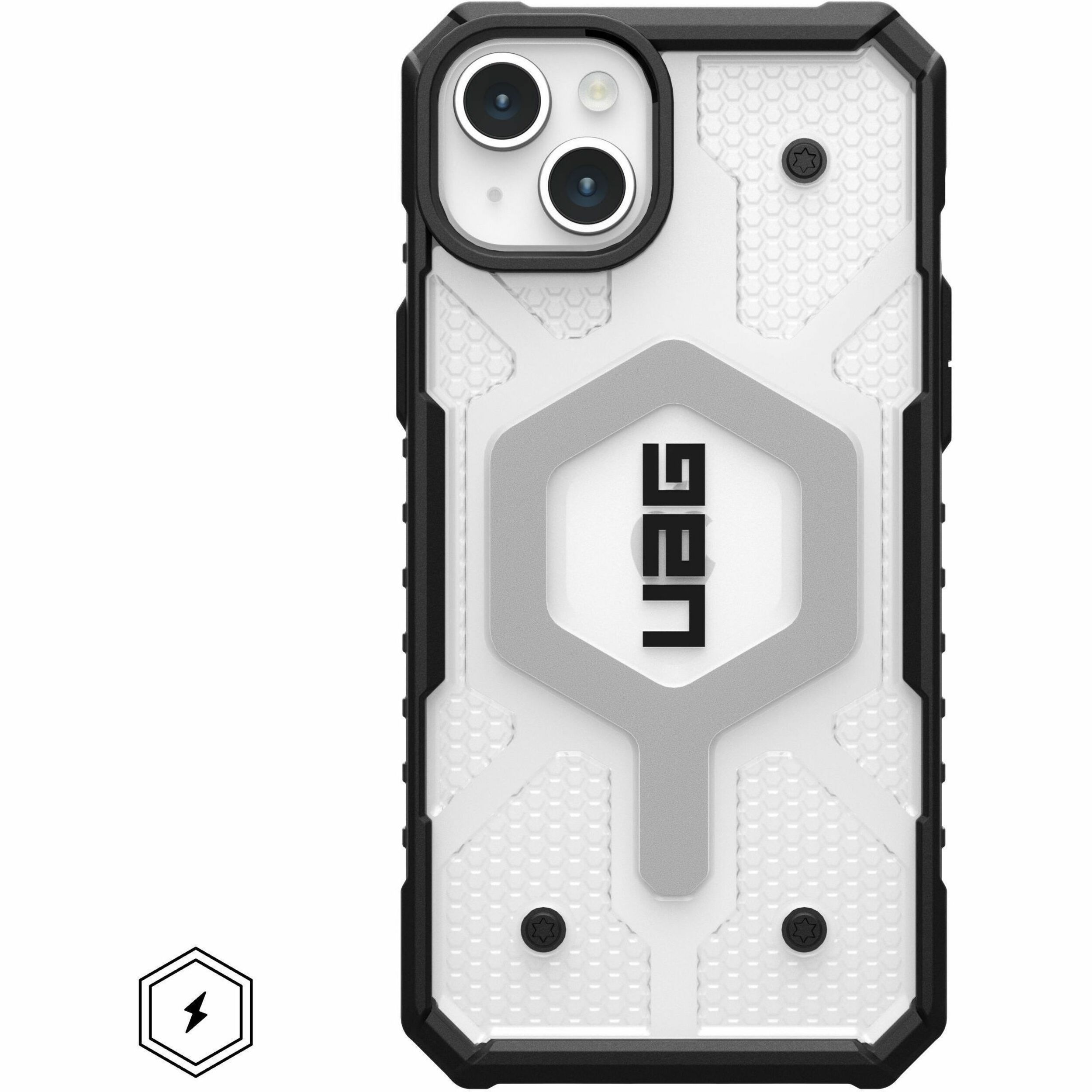 Urban Armor Gear Pathfinder Clear iPhone 15 Plus Case - Ice