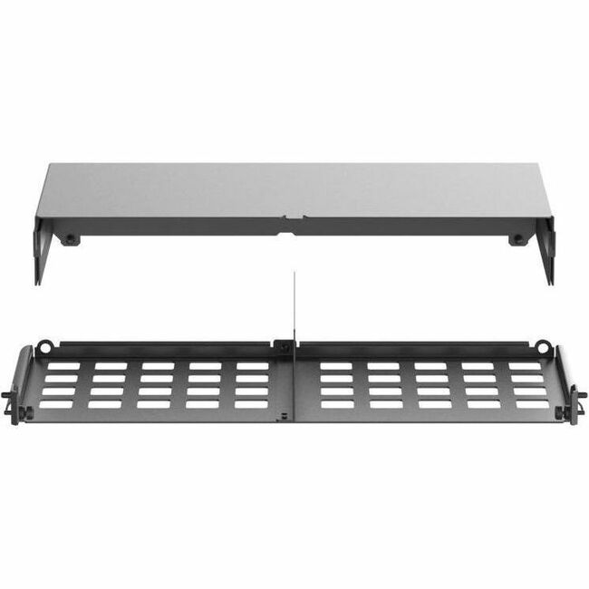 Panduit HD Flex Enclosure Slack Plate w/Rear 2RU, White