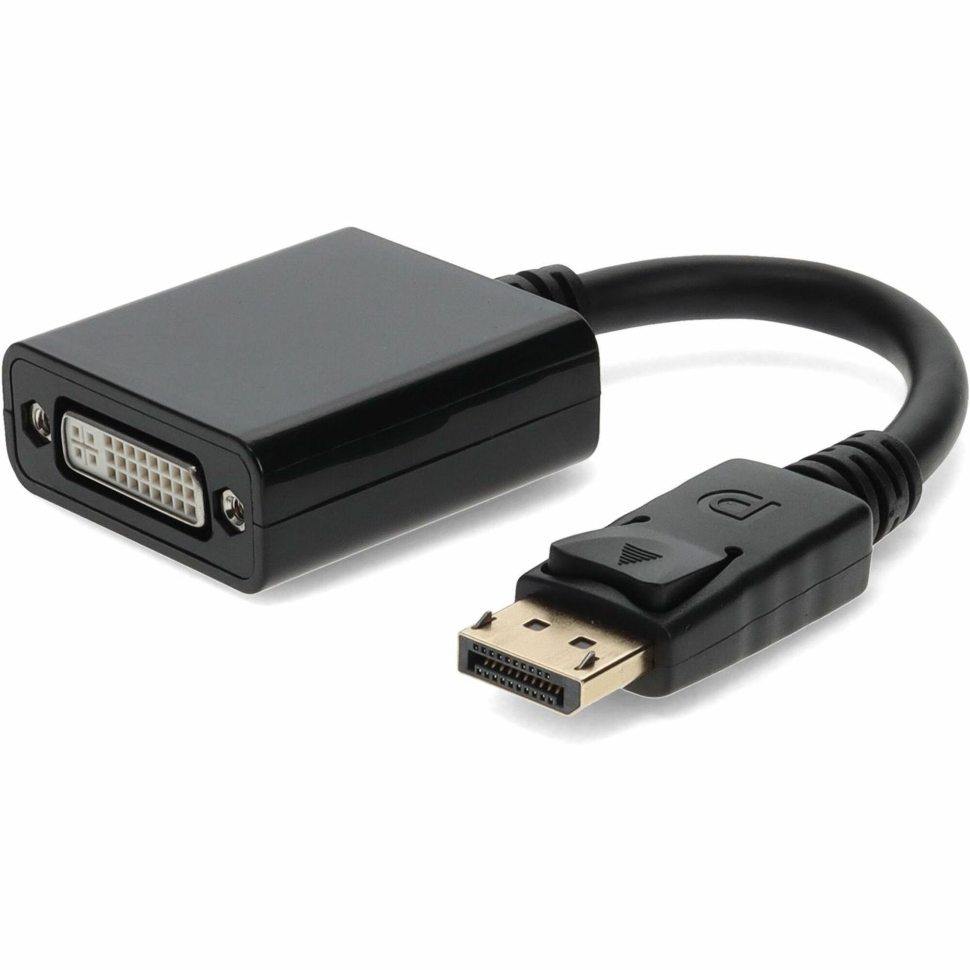 5PK HP FH973AT Compatible DisplayPort 1.2 Male to DVI-I (29 pin) Female Black Adapters Which Requires DP++ For Resolution Up to 2560x1600 (WQXGA)