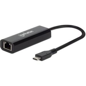 USB-C to 2.5GBASE-T Gigabit (10/100/1000 Mbps & 2.5 Gbps) RJ45 Network Adapter, Multi-Gigabit Ethernet, Black, Three Year Warranty, Equivalent to US2GC30