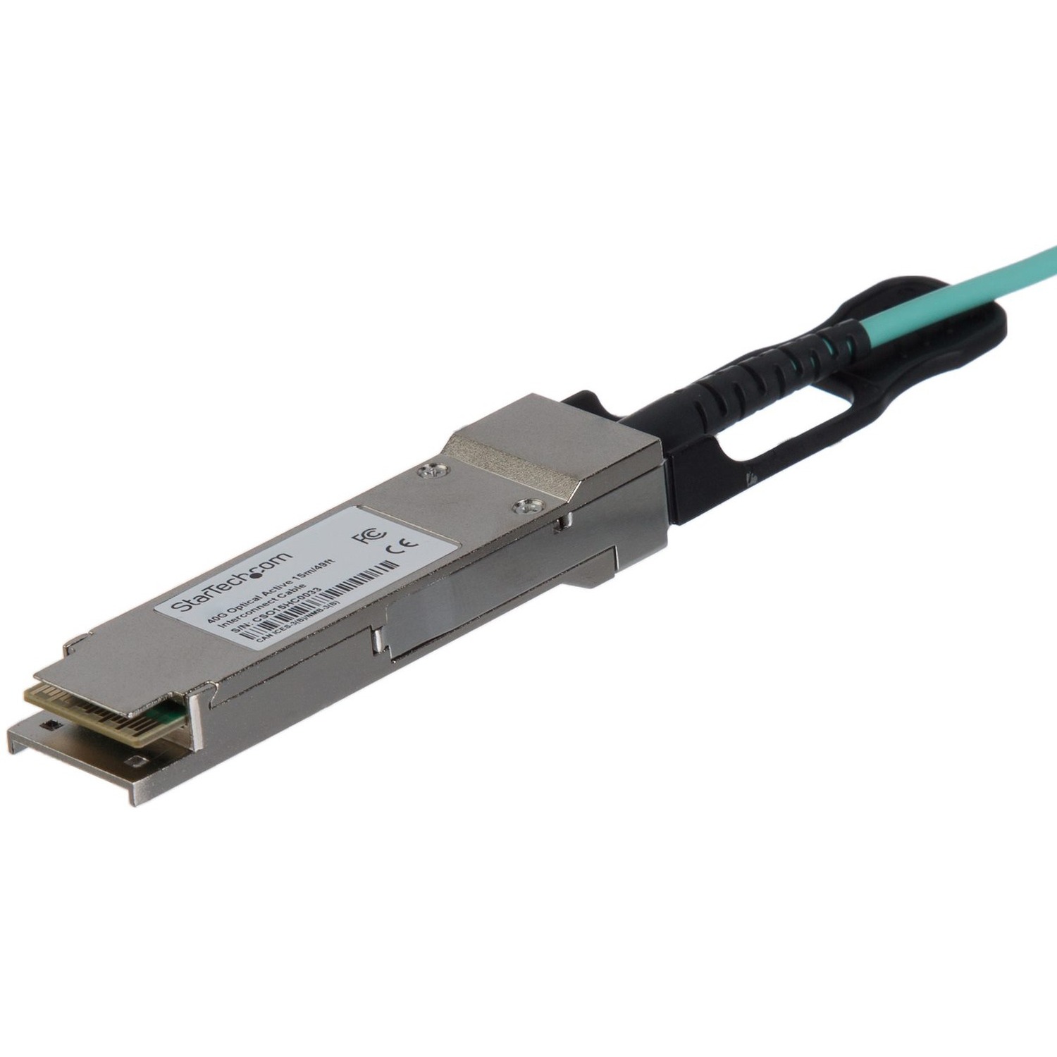 StarTech MSA Uncoded 7m 40G QSFP+ to SFP AOC Cable - 40 GbE QSFP+ Active Optical Fiber - 40 Gbps QSFP Plus Cable 23'