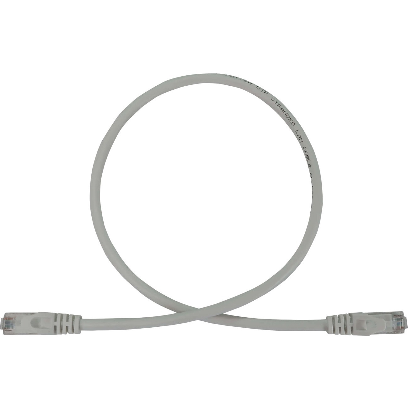 Eaton Tripp Lite Series Cat6a 10G Snagless Molded UTP Ethernet Cable (RJ45 M/M), PoE, White, 3 ft. (0.9 m)