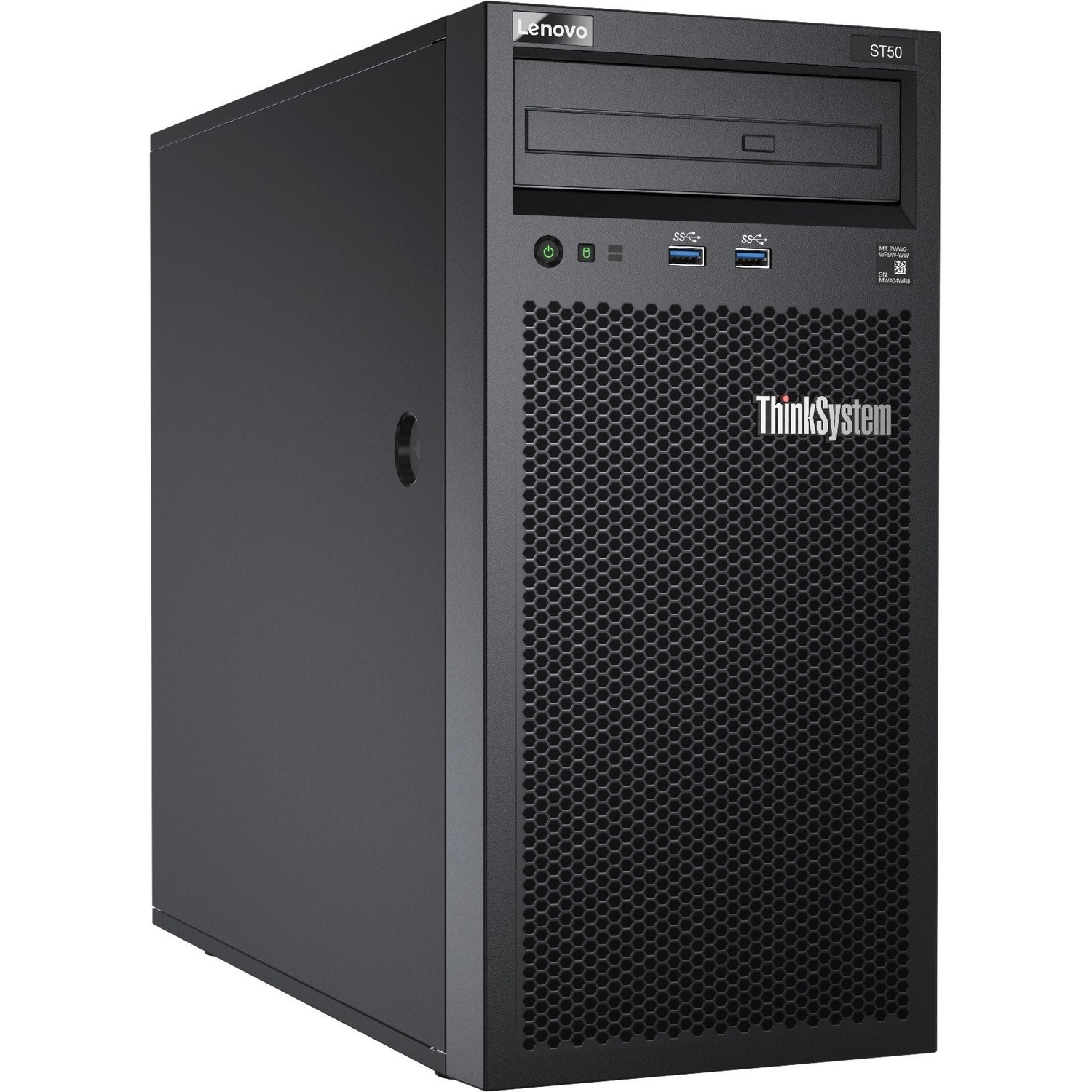 Lenovo ThinkSystem ST50 7Y48A04QNA 4U Tower Server - 1 Xeon E-2246G 3.60 GHz - 8 GB RAM - Serial ATA/600 Controller