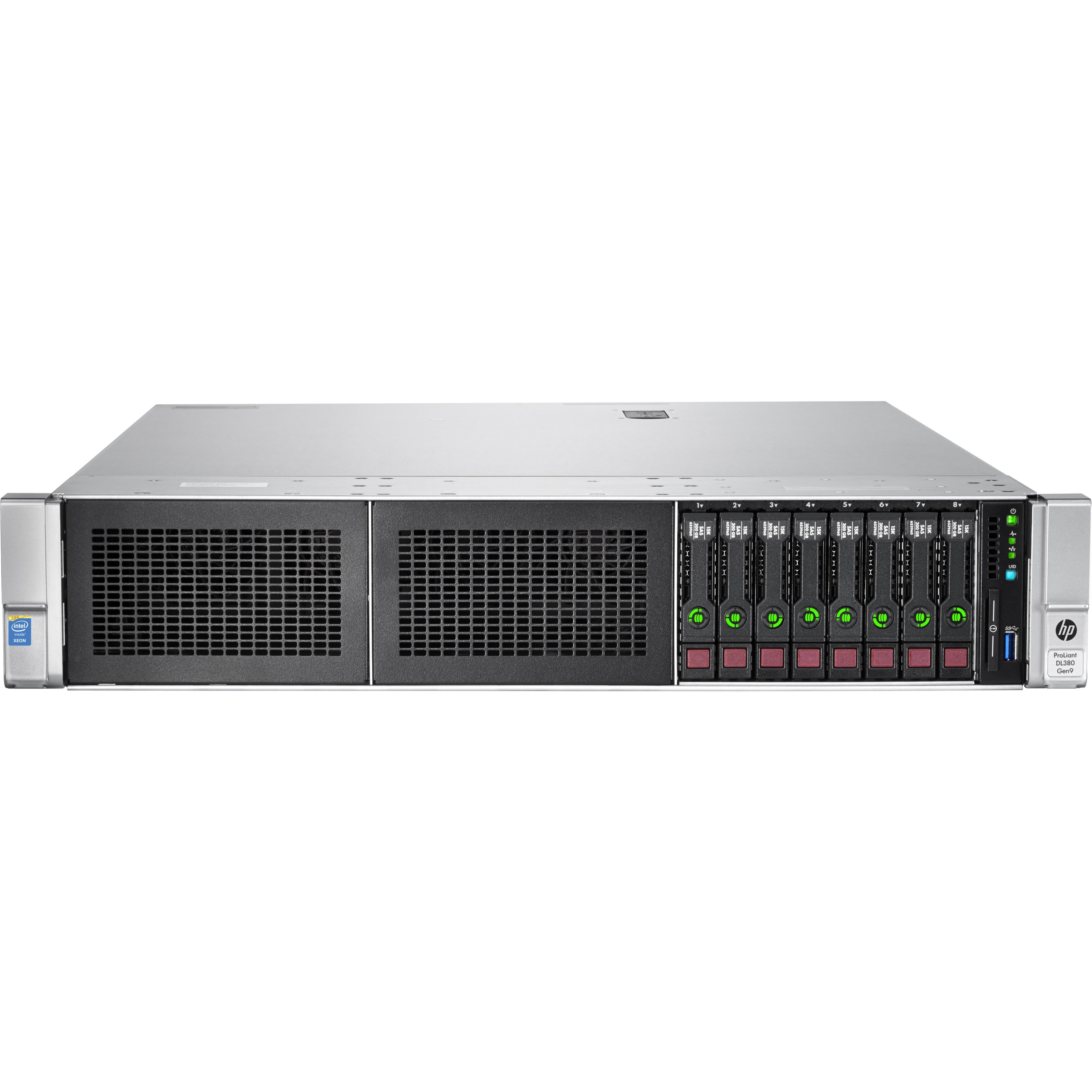 HPE ProLiant DL380 G9 2U Rack Server - 2 Xeon E5-2650 v4 2.20 GHz - 32 GB RAM - 12Gb/s SAS Controller