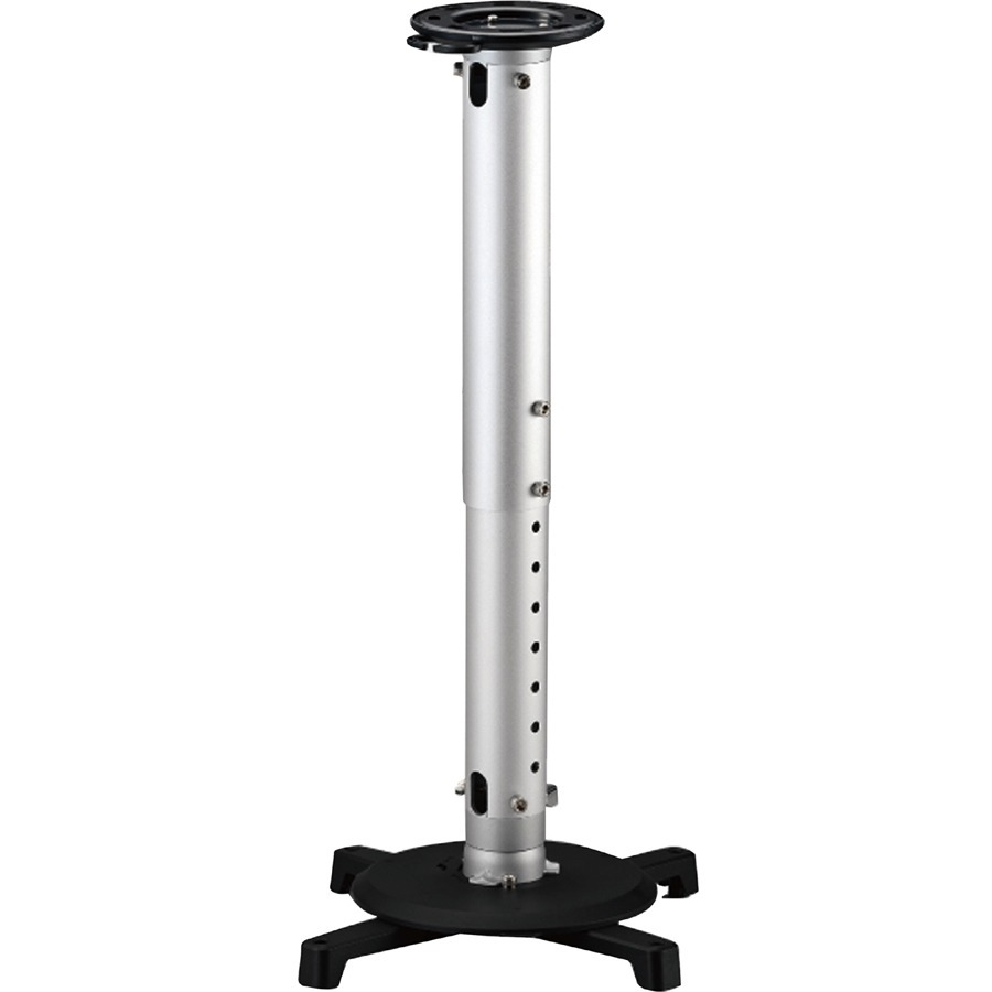 Amer Mounts Extendable Universal Ceiling Projector Mount - Black/Silver