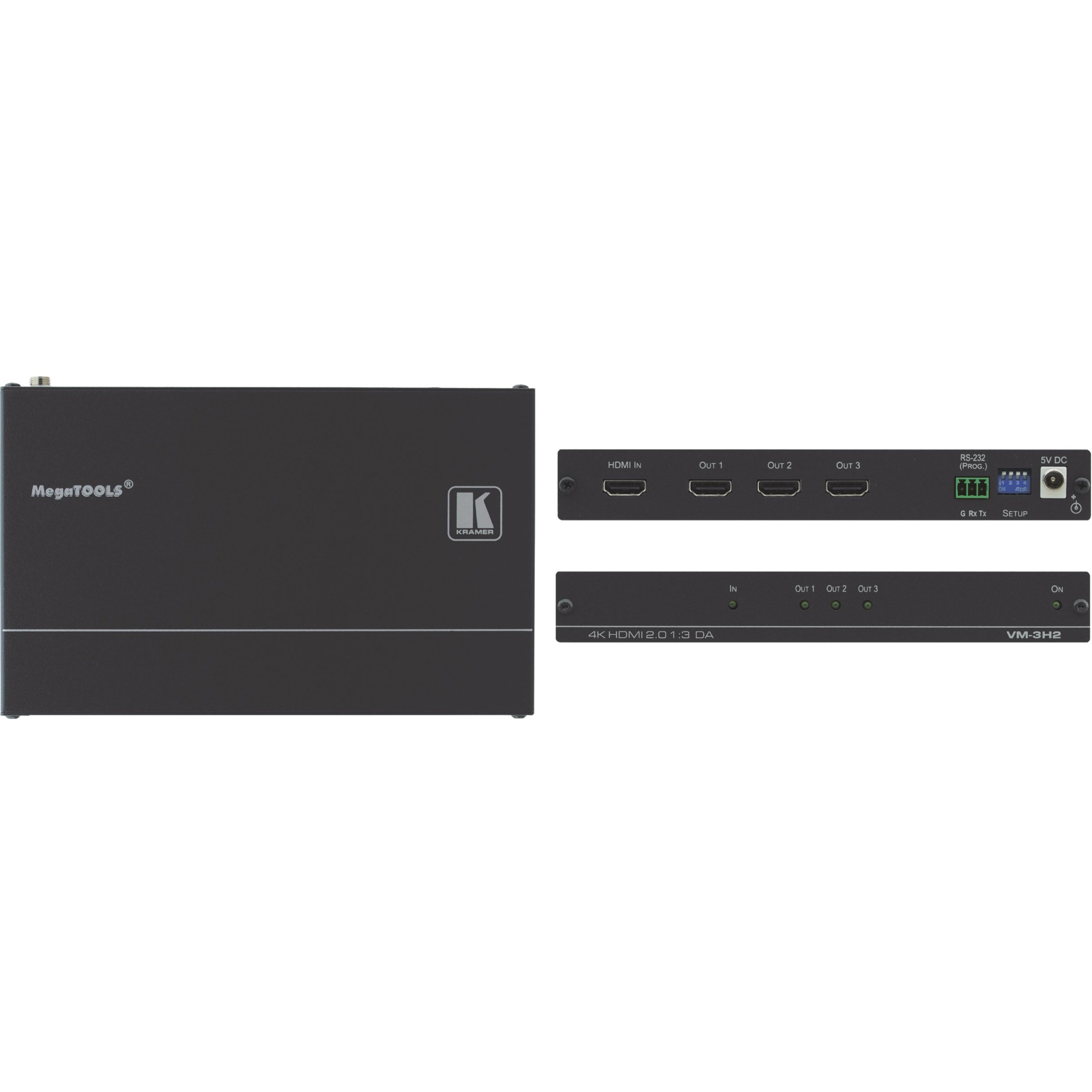 Kramer 1:3 4K60 4:4:4 HDCP 2.2 HDMI 2.0 DA