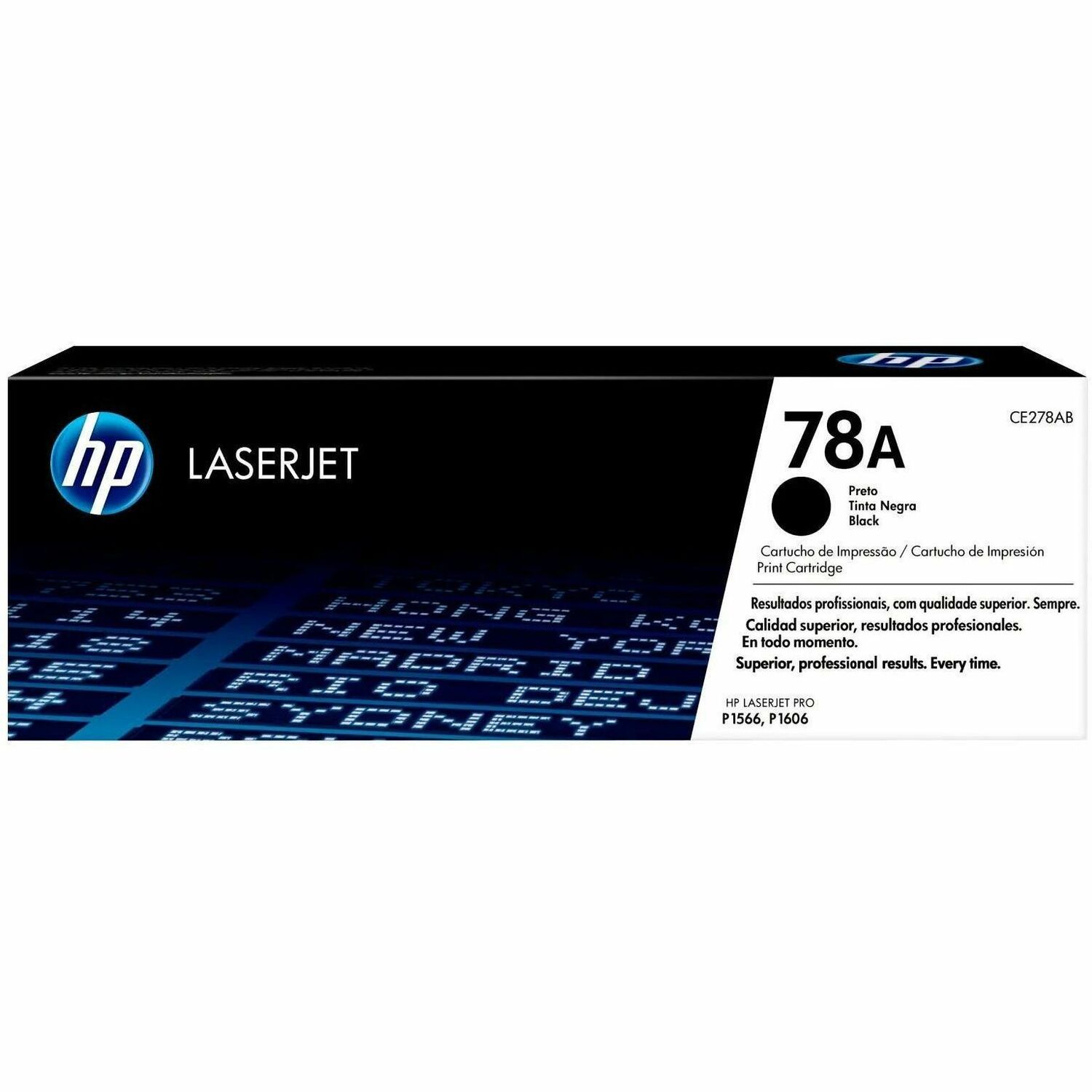 HP 78A (CE278A) Original Laser Toner Cartridge - Single Pack - Black - 1 Each