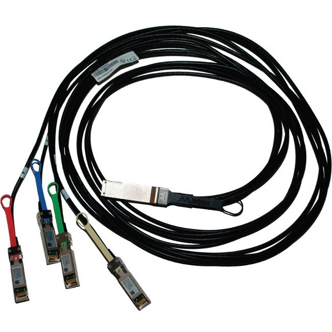 Mellanox 100GbE to 4x25GbE (QSFP28 to 4xSFP28) Direct Attach Copper Splitter Cable