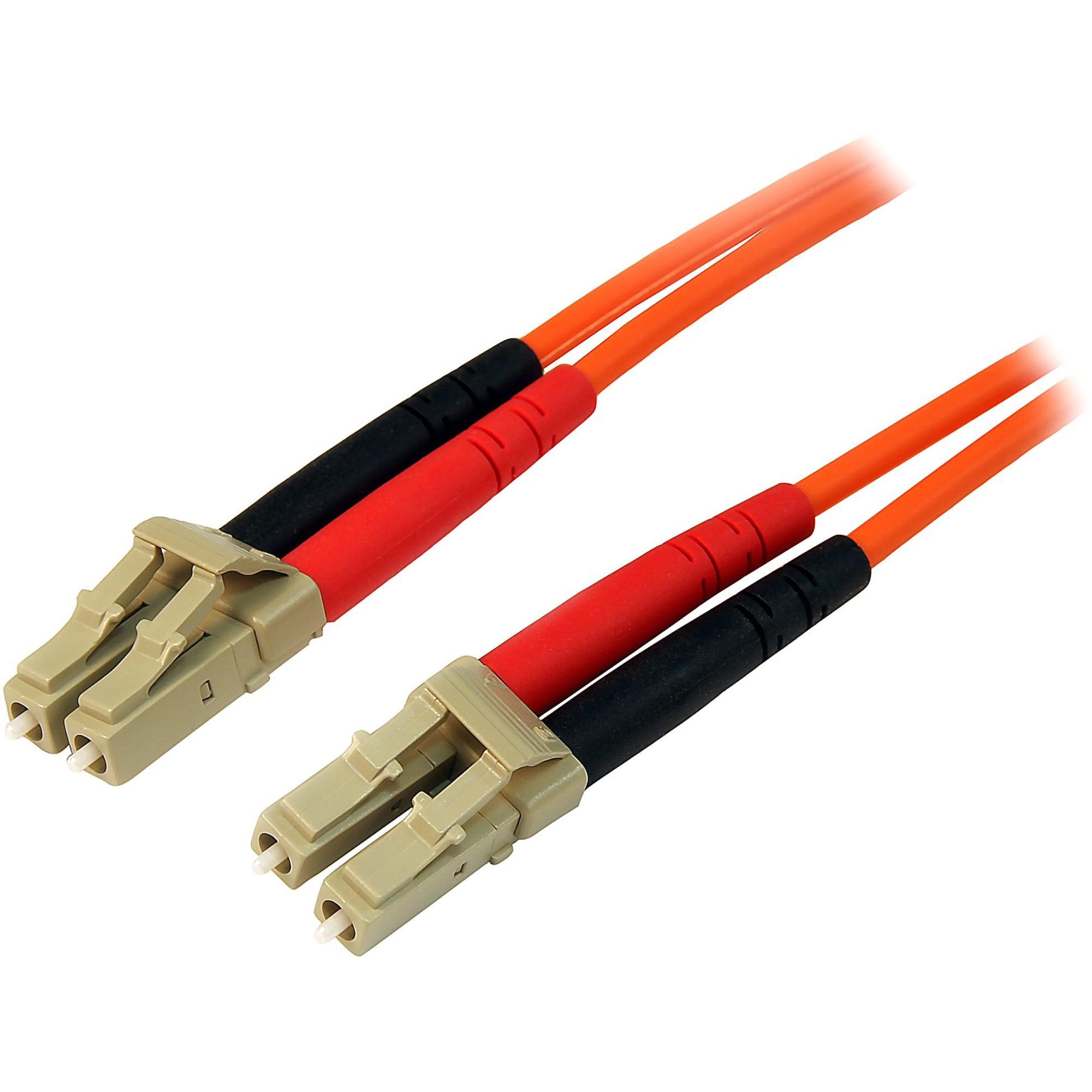StarTech.com 15m Fiber Optic Cable - Multimode Duplex 50/125 - LSZH Fiber Jumper Cord - LC/LC