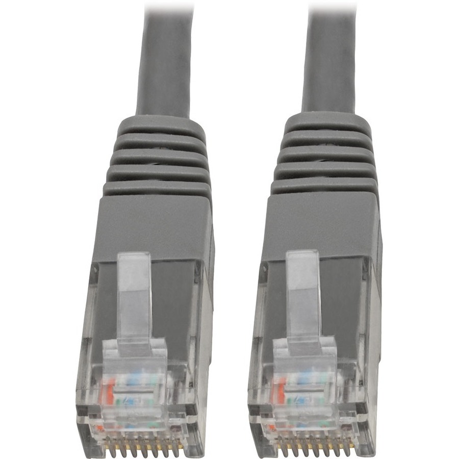 Tripp Lite by Eaton Cat6 Gigabit Molded (UTP) Ethernet Cable (RJ45 M/M) PoE Gray 20 ft. (6.09 m)