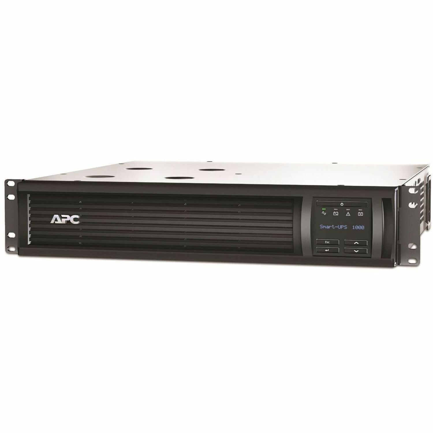 APC Smart-UPS, Line Interactive, 1000VA, Rackmount 2U, 120V, 6x NEMA 5-15R outlets, SmartConnect Port+SmartSlot, AVR, LCD