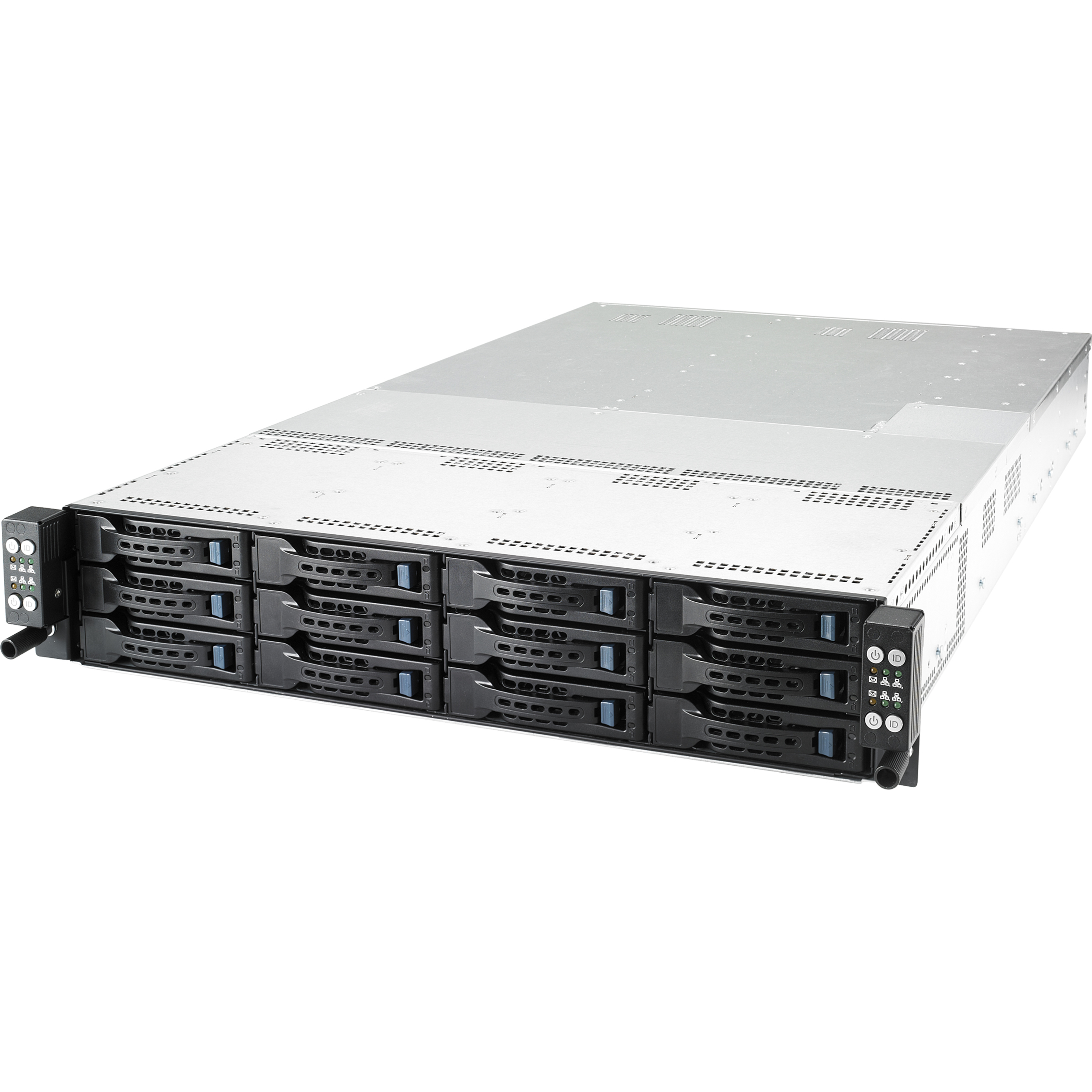 Asus RS724Q-E7/RS12 Barebone System - 2U Rack-mountable - Socket R LGA-2011 - 2 x Processor Support