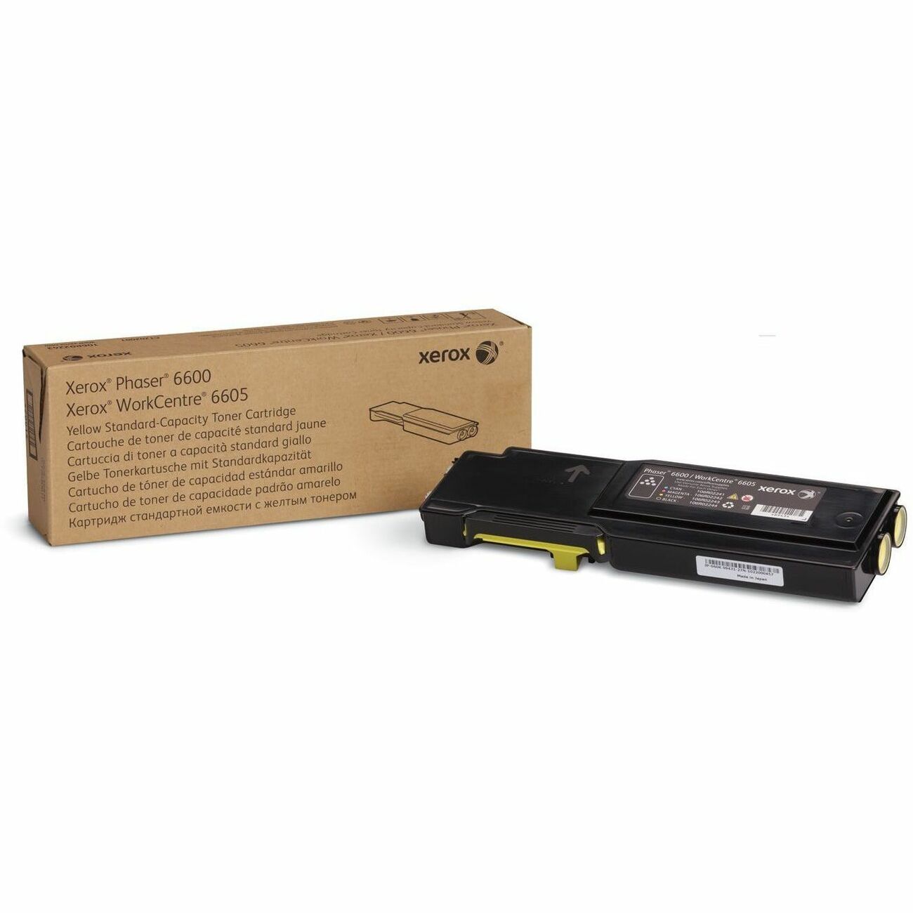 Xerox Genuine Phaser™ 6600, WorkCentre™ 6605 Yellow Toner Cartridge