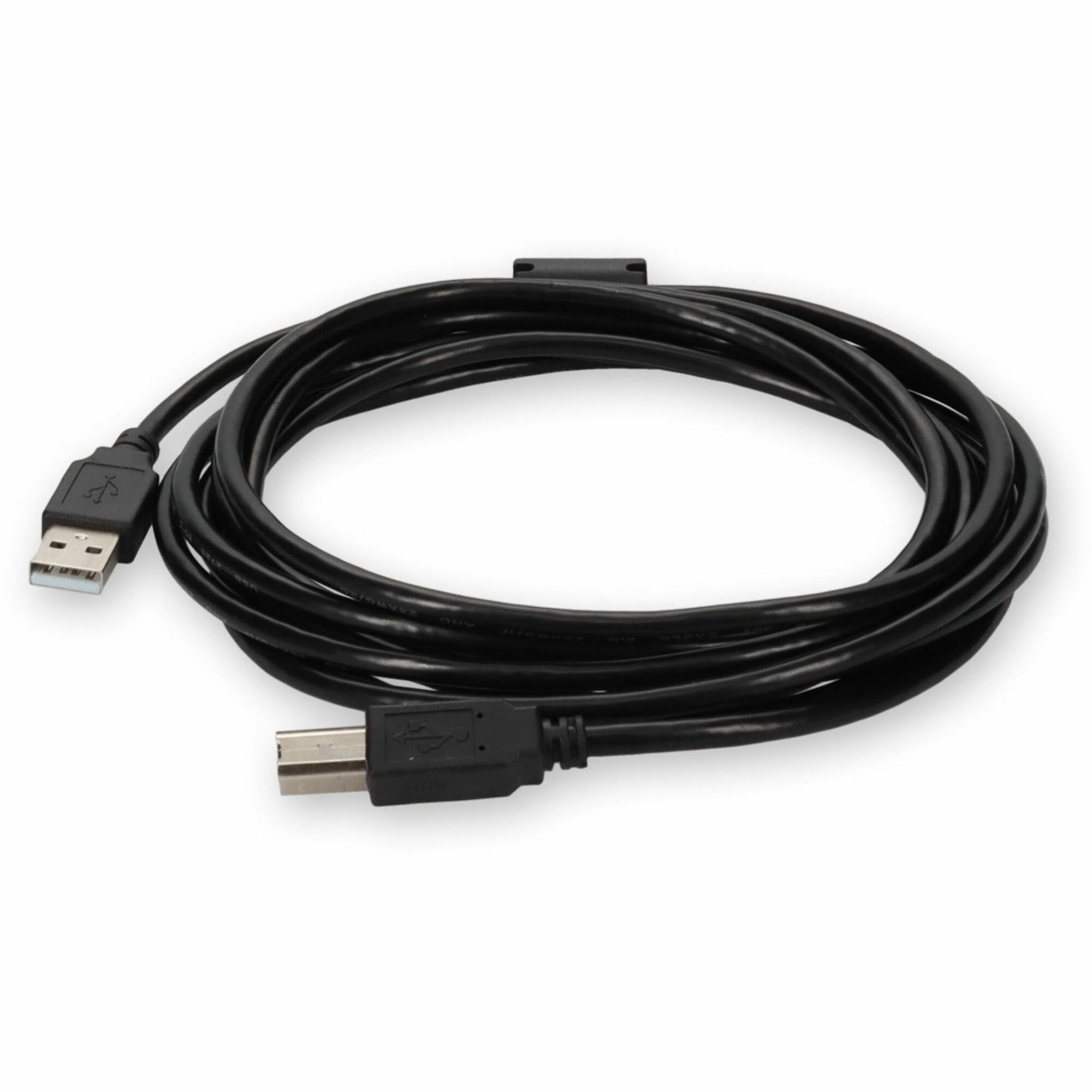 AddOn 3m USB A 2.0 Male to USB B 2.0 Male White Cable