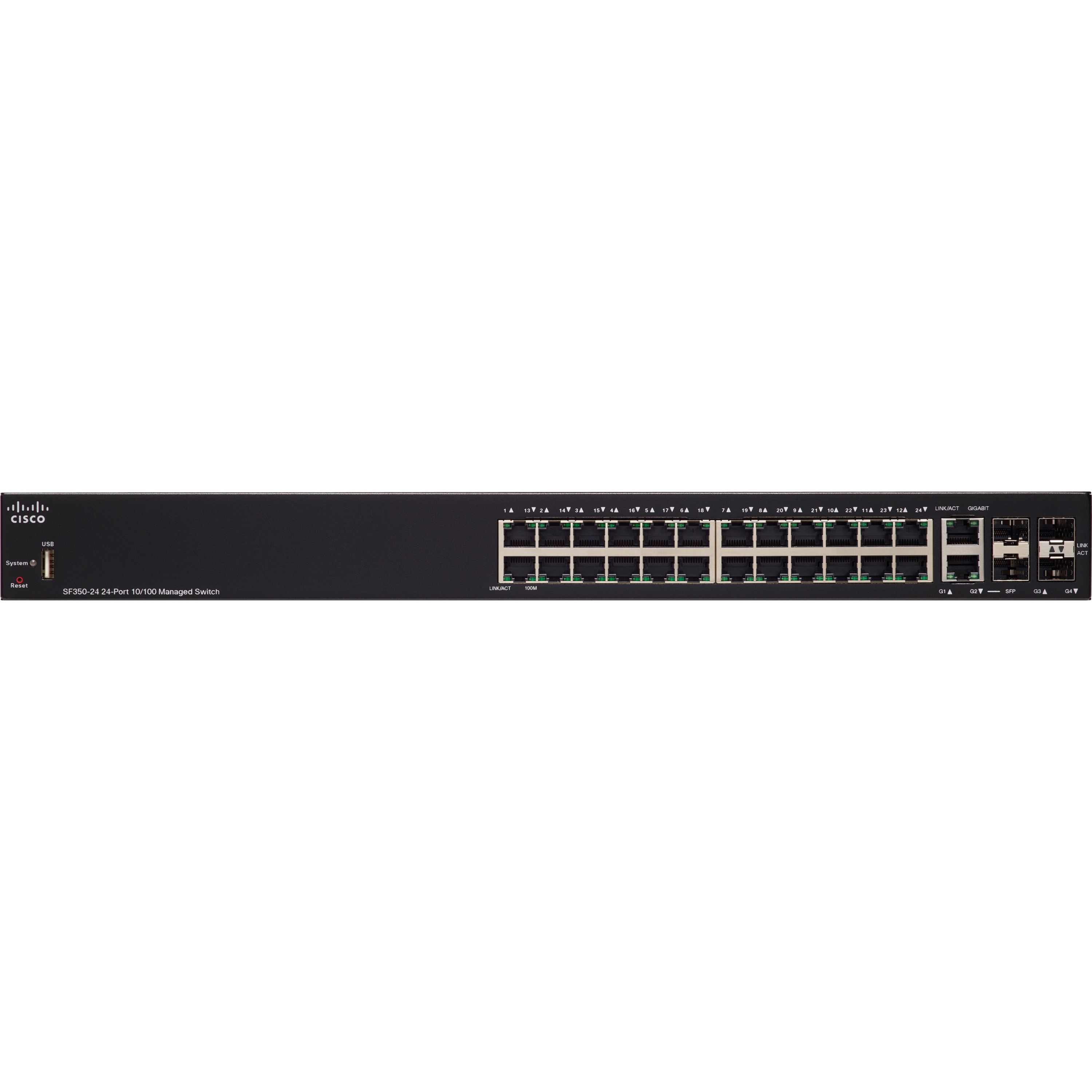 Cisco SF350-24 24-Port 10 100 Managed Switch