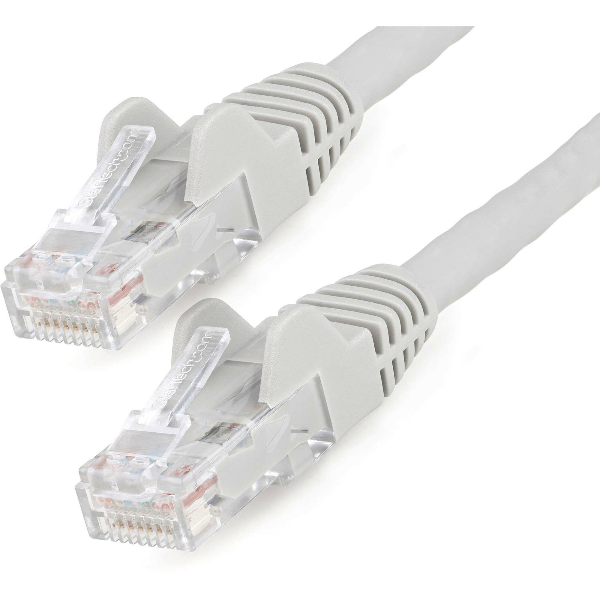 StarTech.com 3ft (90cm) CAT6 Ethernet Cable, LSZH (Low Smoke Zero Halogen) 10 GbE Snagless 100W PoE UTP RJ45 Gray Network Patch Cord, ETL