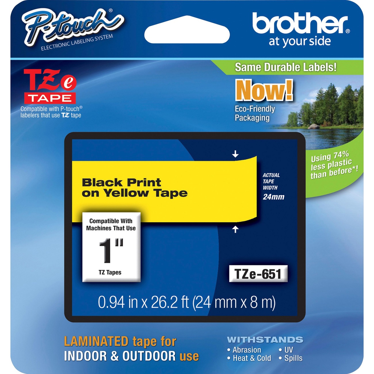 Brother TZe Laminated Tape