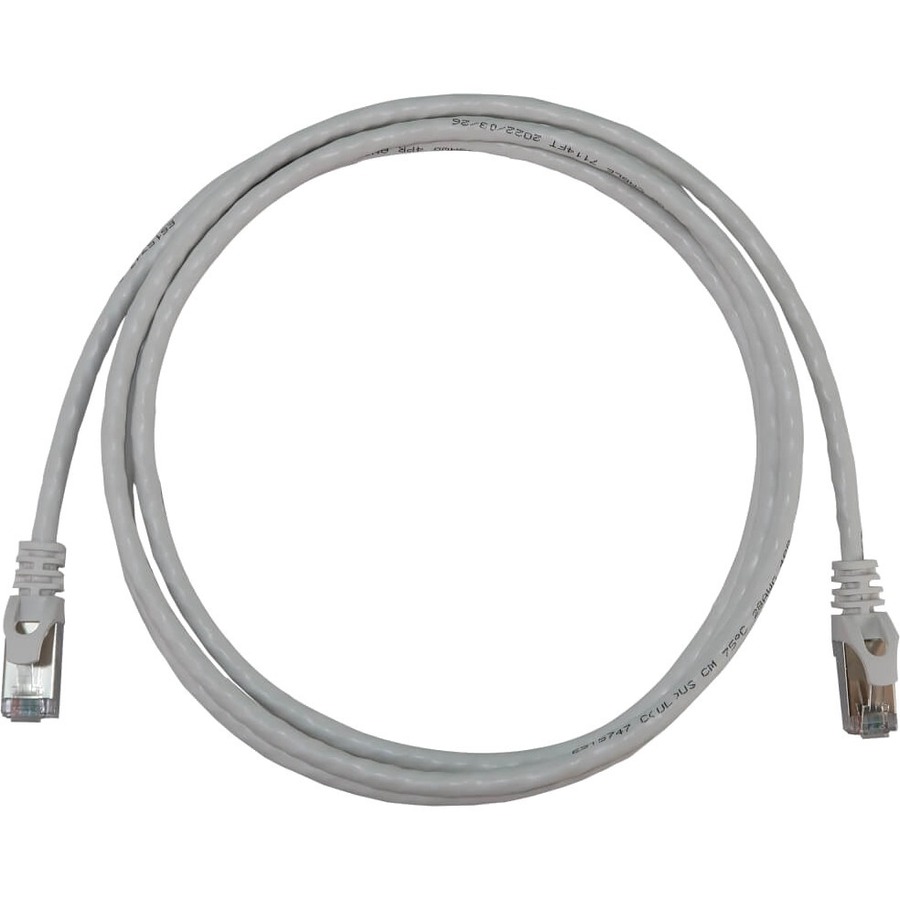 Eaton Tripp Lite Series Cat6a 10G Snagless Shielded Slim STP Ethernet Cable (RJ45 M/M), PoE, White, 6 ft. (1.8 m)