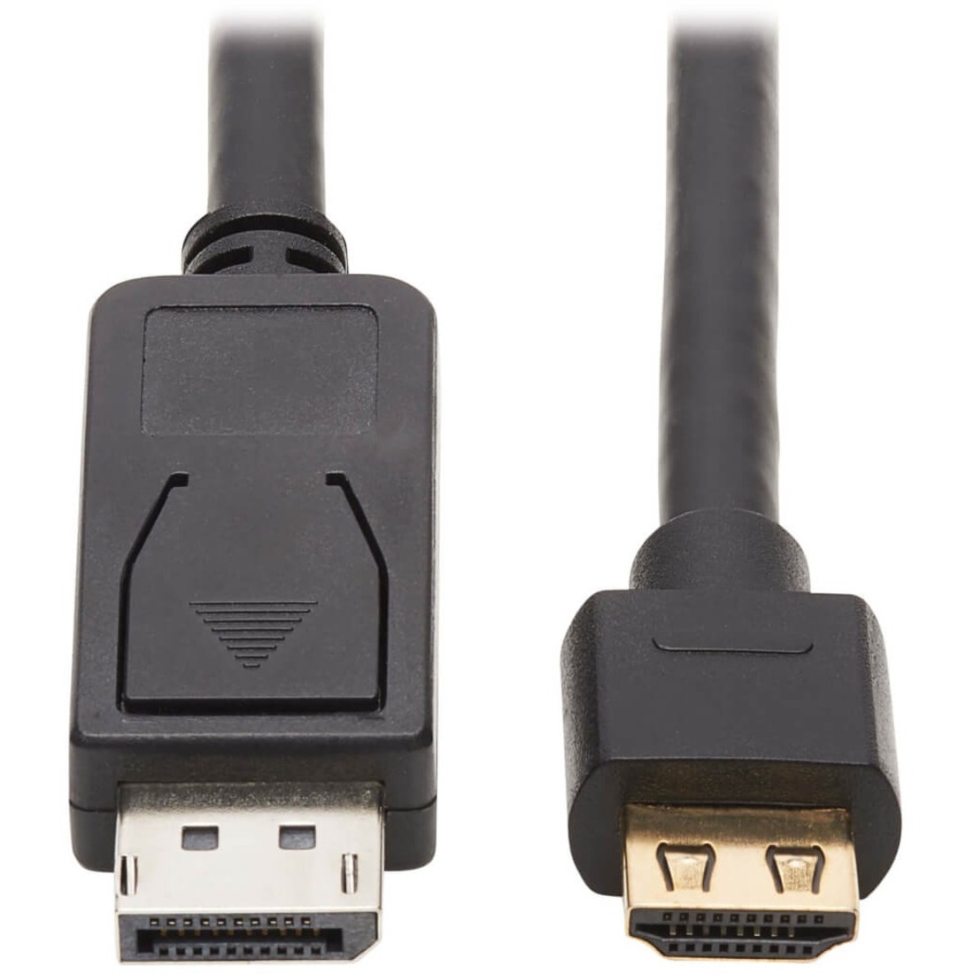 Eaton Tripp Lite Series DisplayPort 1.2 to HDMI Active Adapter Cable (M/M), 4K 60 Hz, HDR, Secure-Grip Plugs, Black, 10 ft. (3.1 m)
