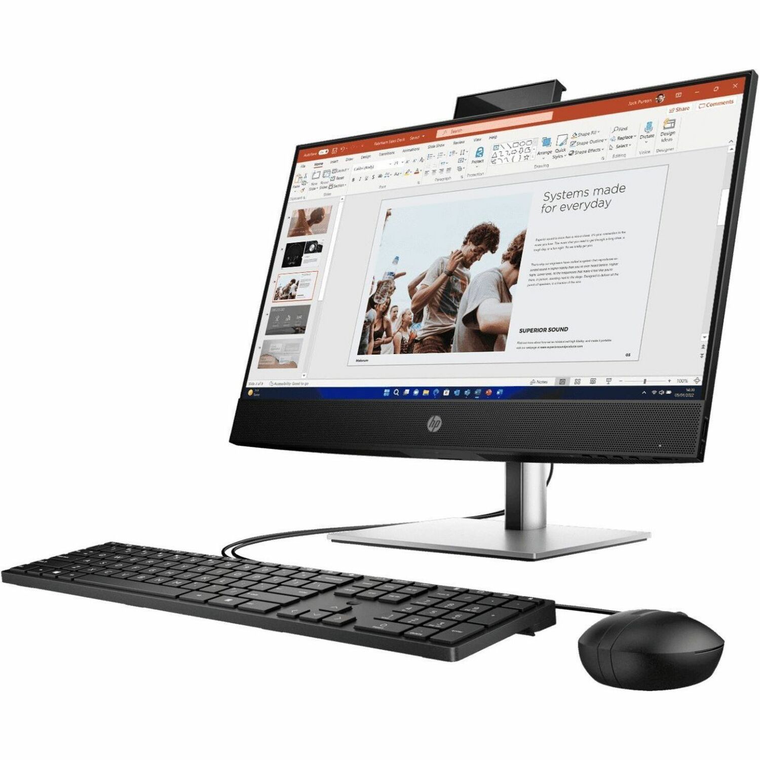 HP ProOne 440 G9 All-in-One Computer - Intel Core i5 12th Gen i5-12500 - 8 GB - 256 GB SSD - 23.8" Full HD - Desktop