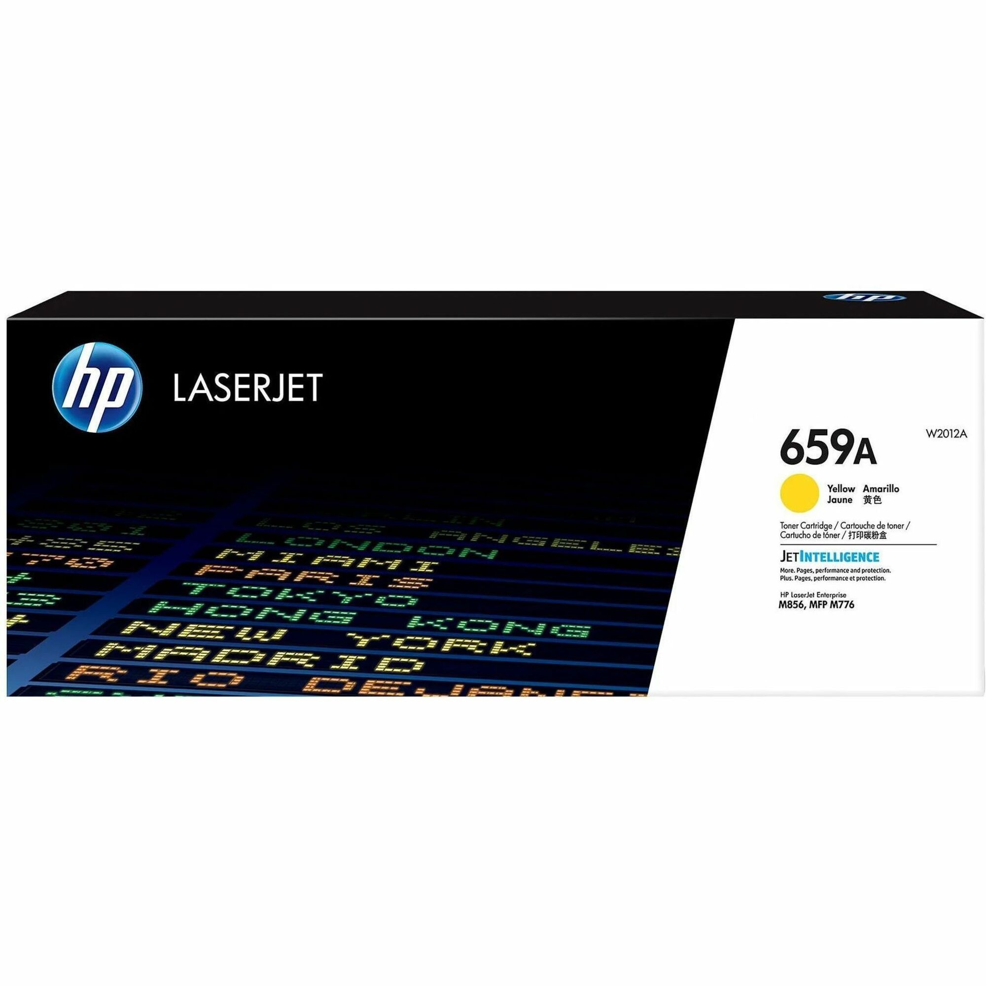 HP 659A (W2012A) Original High Yield Laser Toner Cartridge - Yellow - 1 Each