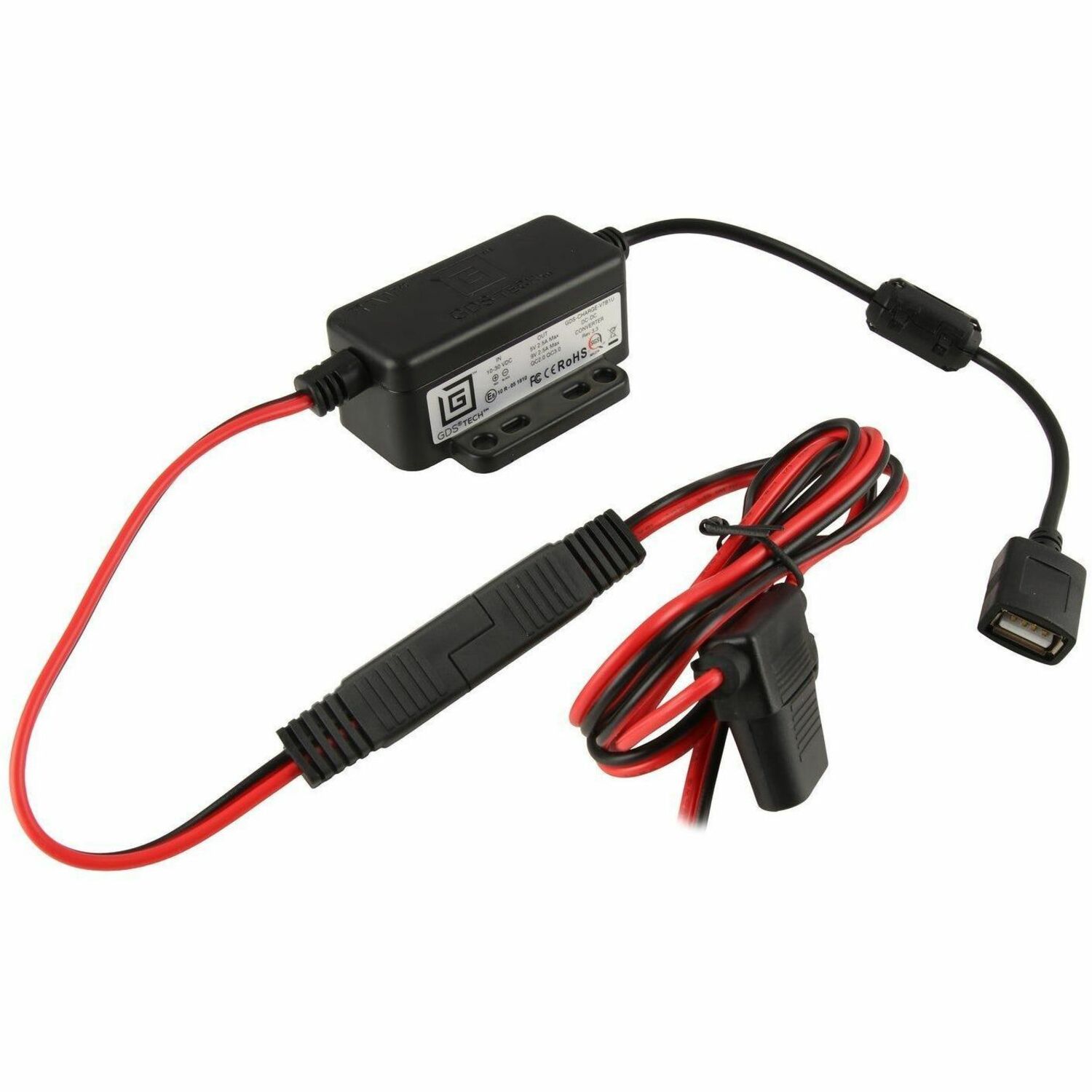 GDS GDS Modular 10-30V Hardwire Charger with Female USB Type A Connector