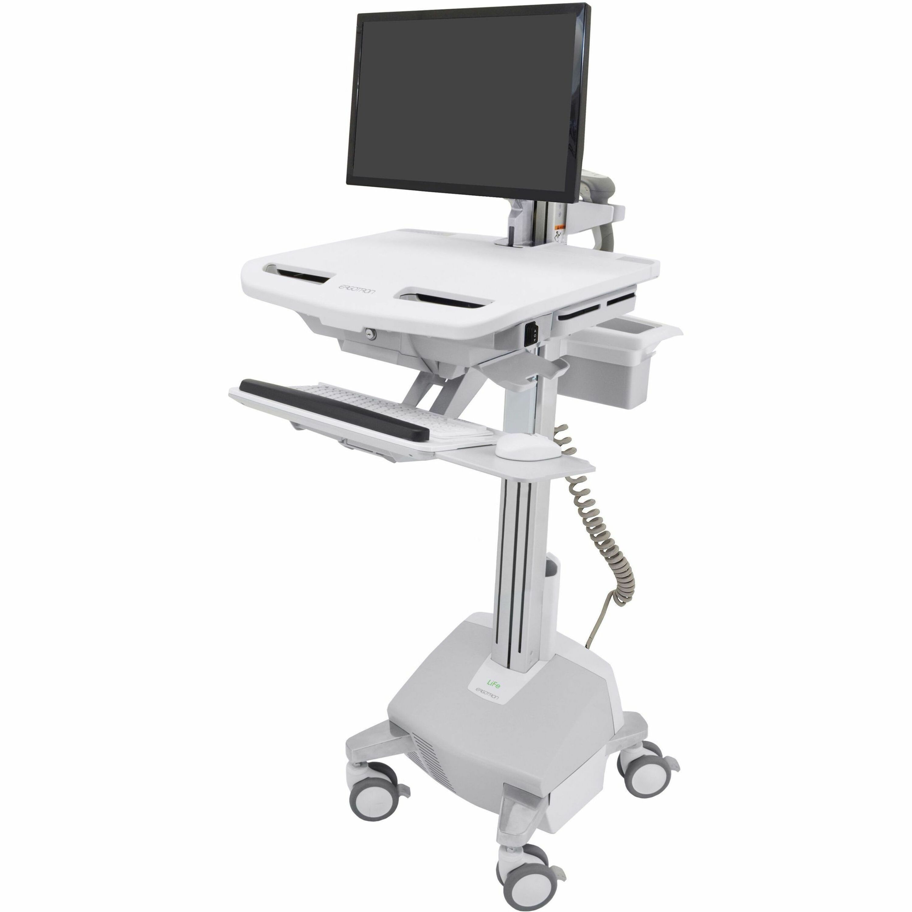 Ergotron StyleView Electric Lift Cart with LCD Arm, LiFe Powered, US/CA/MX
