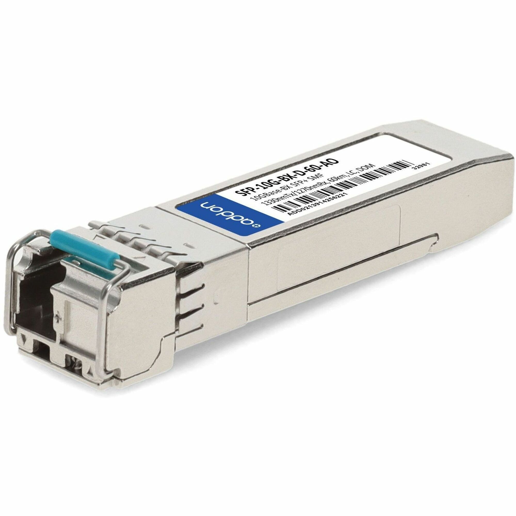 AddOn Cisco SFP-10G-BX-D-60 Compatible TAA Compliant 10GBase-BX SFP+ Transceiver (SMF, 1330nmTx/1270nmRx, 60km, LC, DOM)