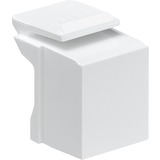Leviton Blank QuickPort Insert, White (sold in packs of 10)