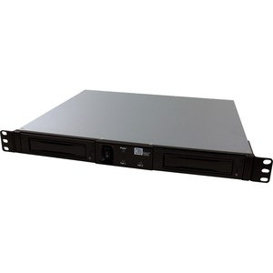 CRU RAX RAX215DC-3QJ Drive Enclosure - FireWire/i.LINK 800, USB 3.0, eSATA Host Interface - 1U Rack-mountable - Black