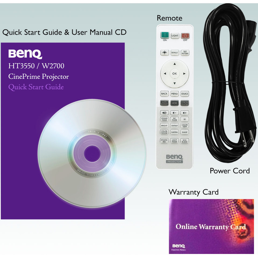 BenQ HT3550 3D Ready DLP Projector - 16:9 - Brown