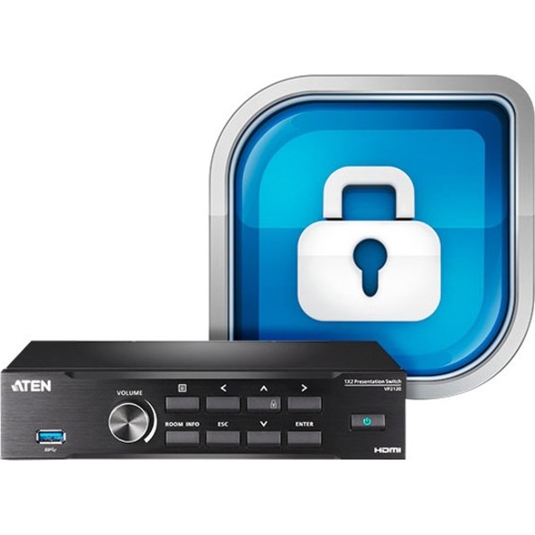 ATEN Seamless Presentation Switch with Quad View Multistreaming