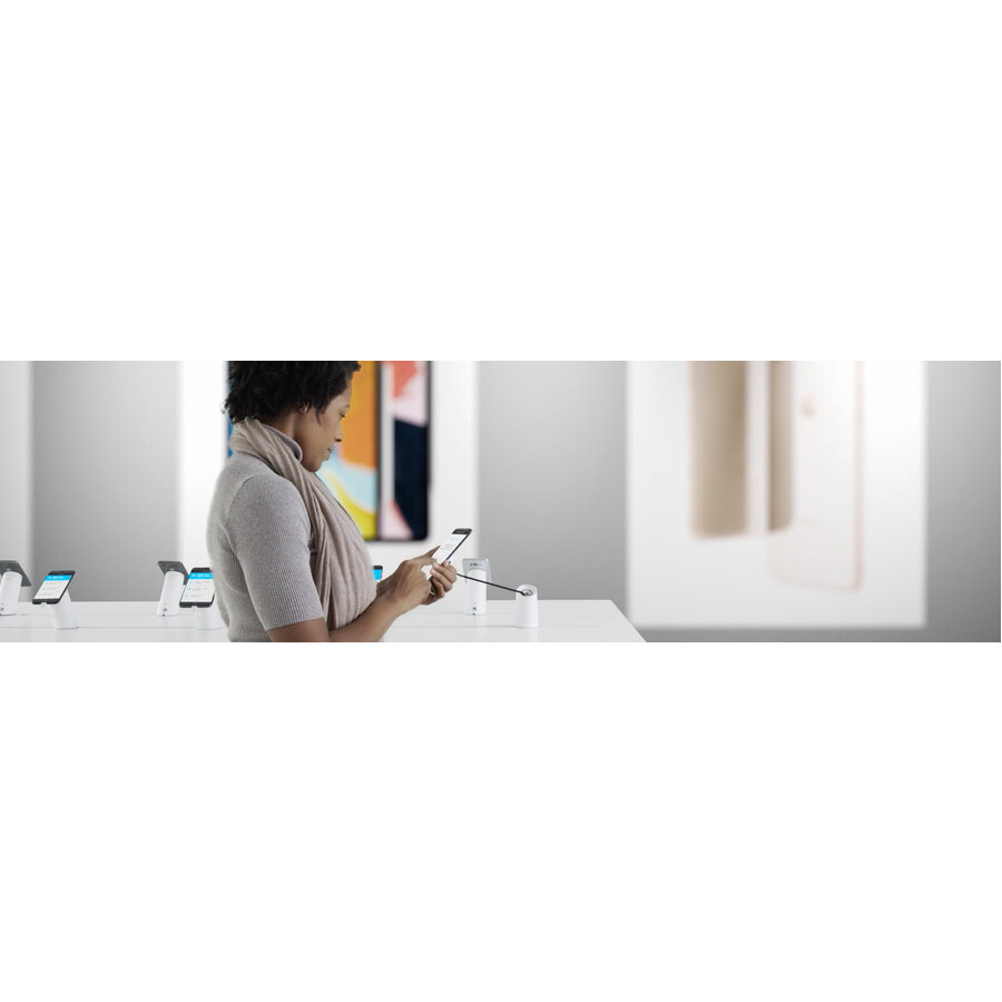 InVue CT101 Desk Mount for Tablet Case - White