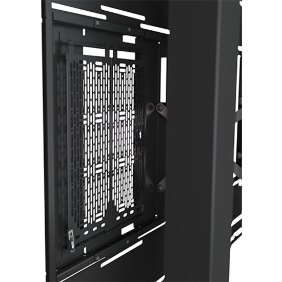 Chief Impact Floor Mounted Kiosk, Portrait 50" White