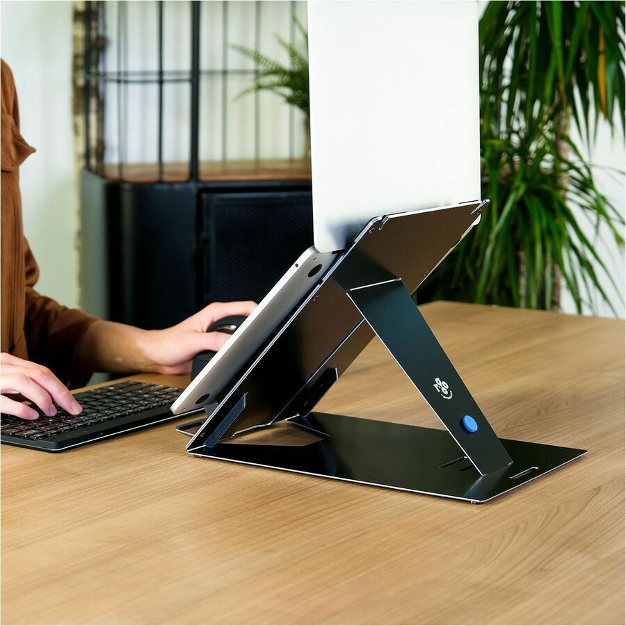 R-Go R-Go Riser Duo, tablet and laptop stand, black
