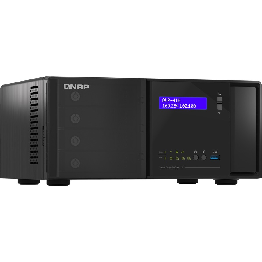 QNAP NVR Server X Smart PoE Switch, Building Complete Surveillance Network