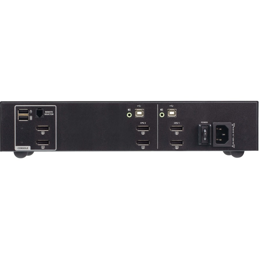 ATEN 2-Port USB DisplayPort Dual Display Secure KVM Switch (PSD PP v4.0 Compliant)