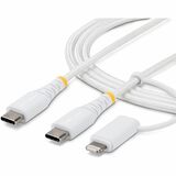 2-IN-1 USB-C CHARGING CABLE LIGHTNING/USB-C FOR IPHONE/ANDROID