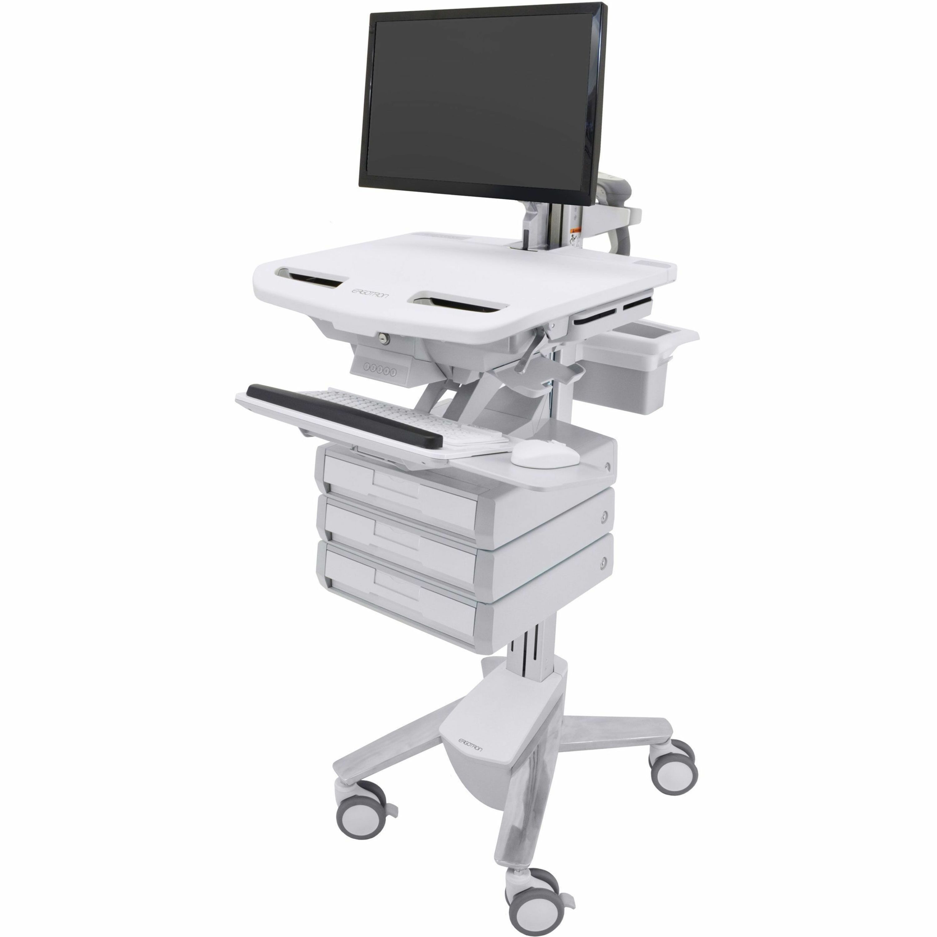 Ergotron StyleView Cart with LCD Arm, 3 Drawers (1x3)